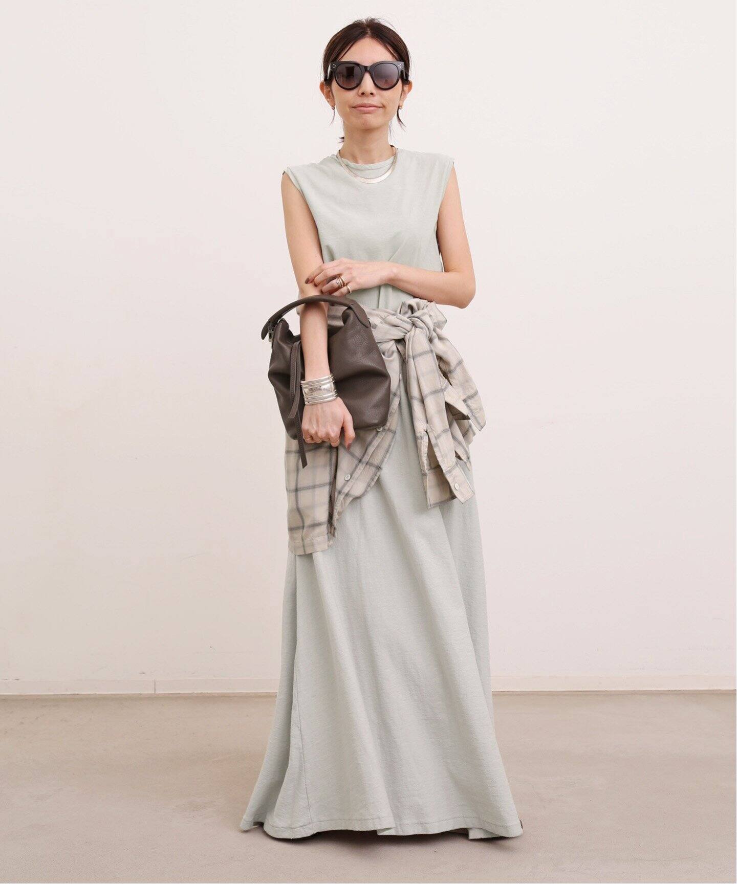 GREYCHORD/グレーコード】LONG SKIRT（ロング・マキシ丈スカート）｜L  