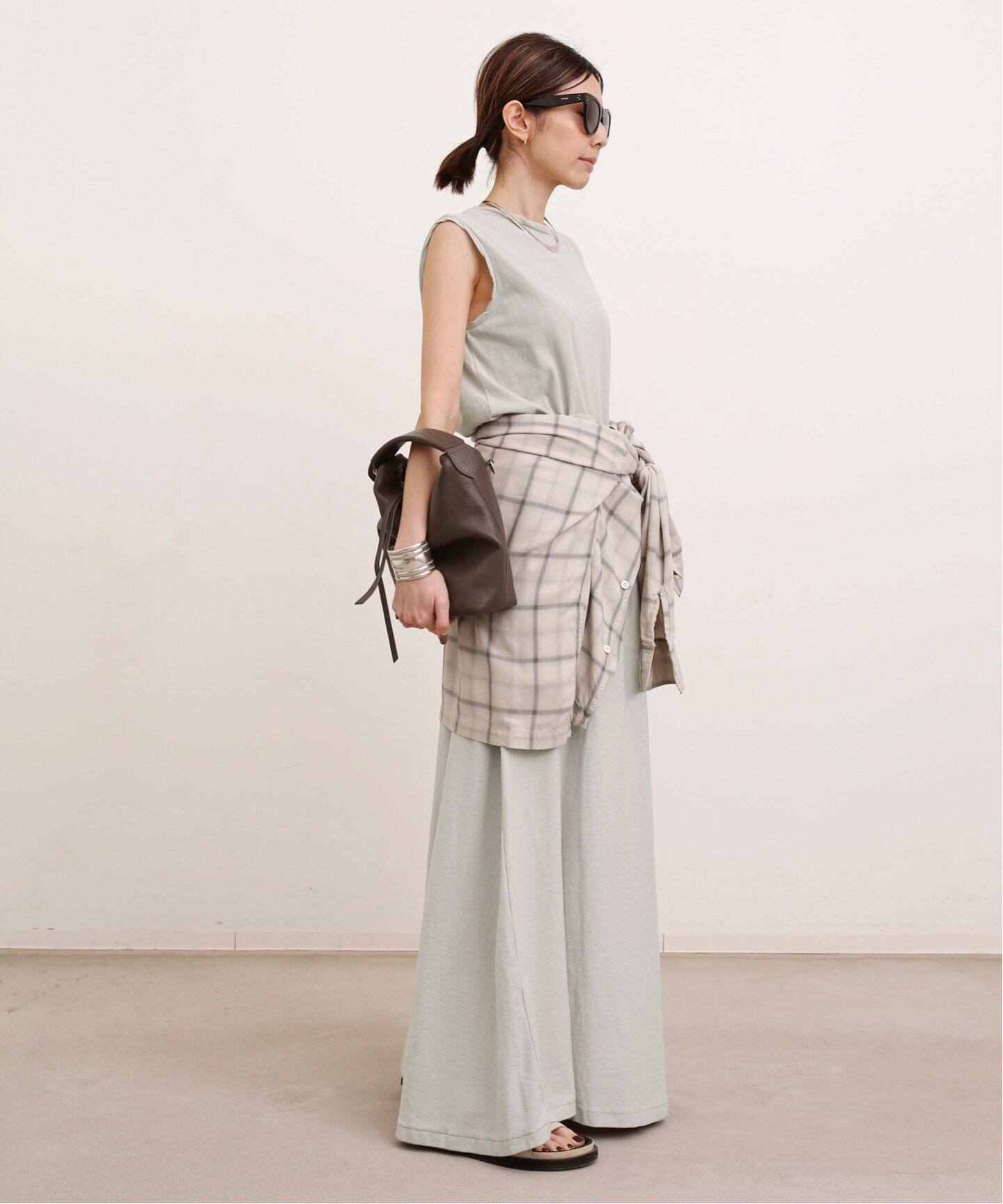 GREYCHORD/グレーコード】LONG SKIRT（ロング・マキシ丈スカート）｜L  