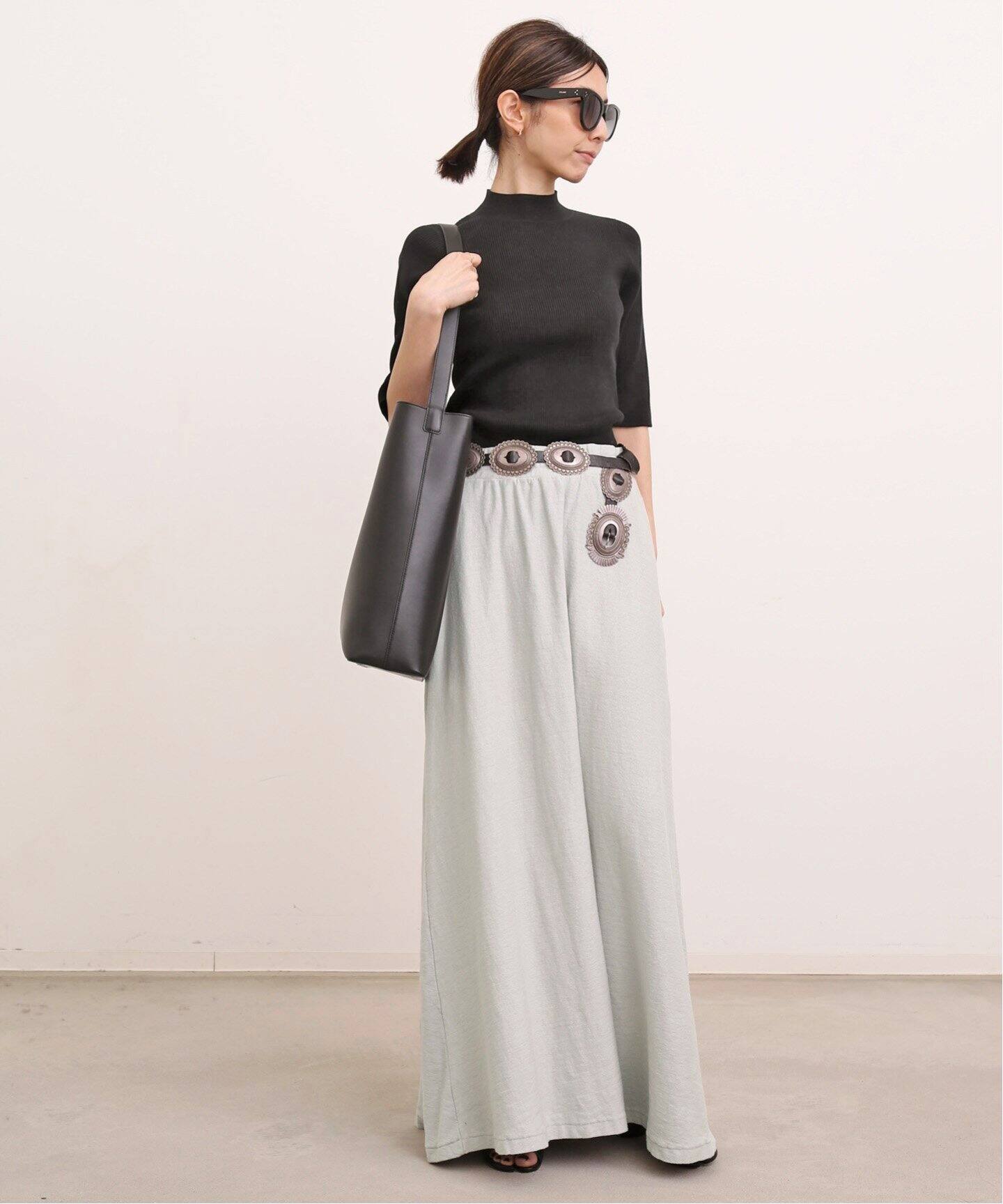 GREYCHORD/グレーコード】LONG SKIRT（ロング・マキシ丈スカート）｜L  