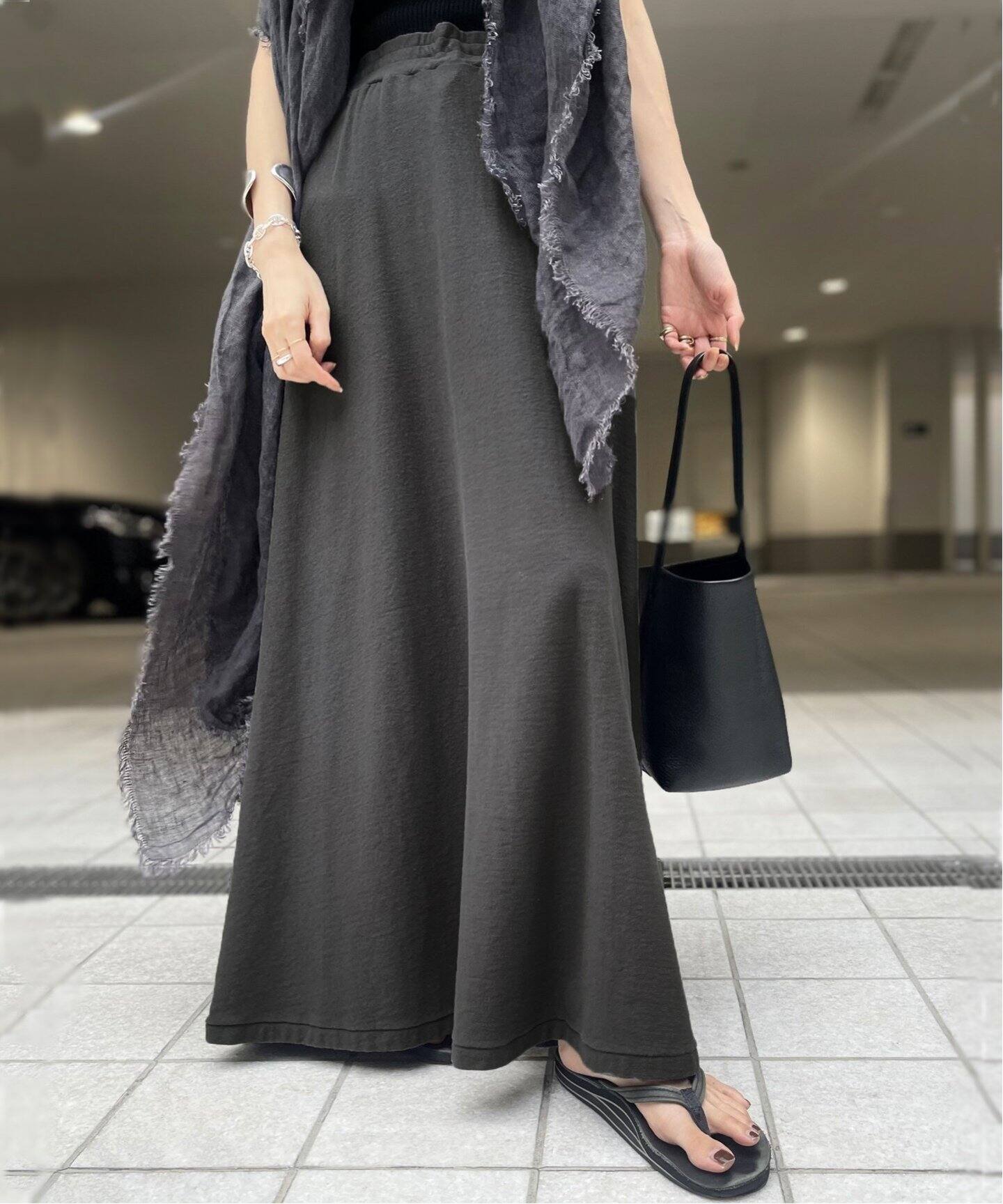 GREYCHORD/グレーコード】LONG SKIRT（ロング・マキシ丈スカート）｜L  