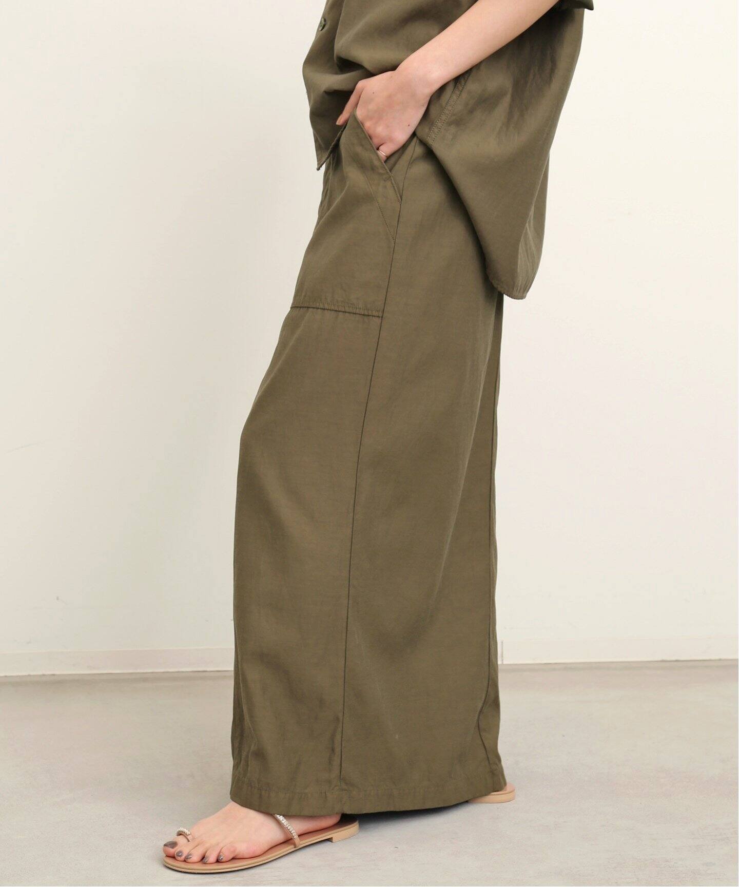 REMI RELIEF/レミレリーフ】Military Maxi Skirt（ロング・マキシ丈  