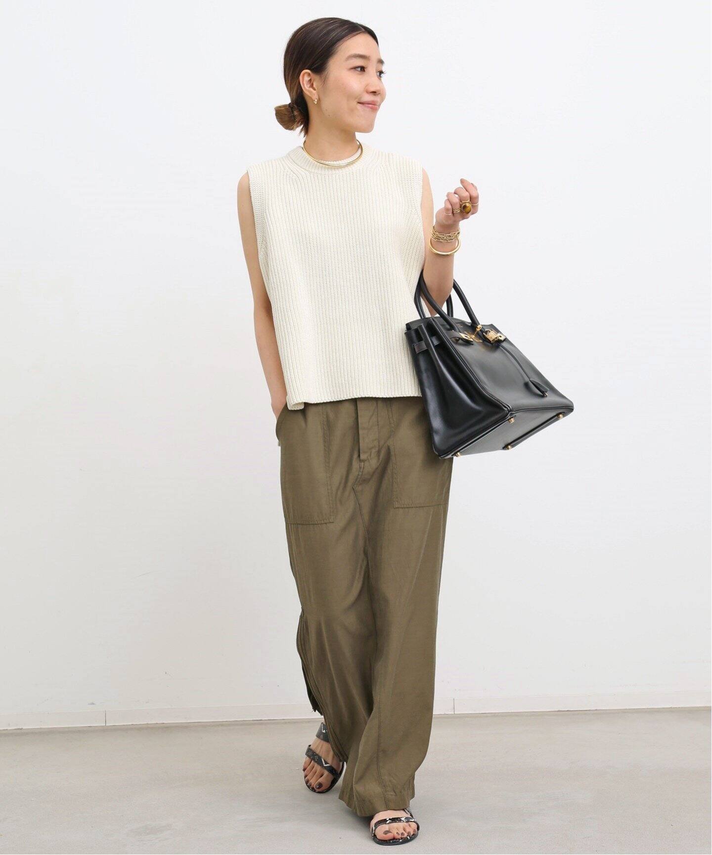 REMI RELIEF/レミレリーフ】Military Maxi Skirt（ロング・マキシ丈  