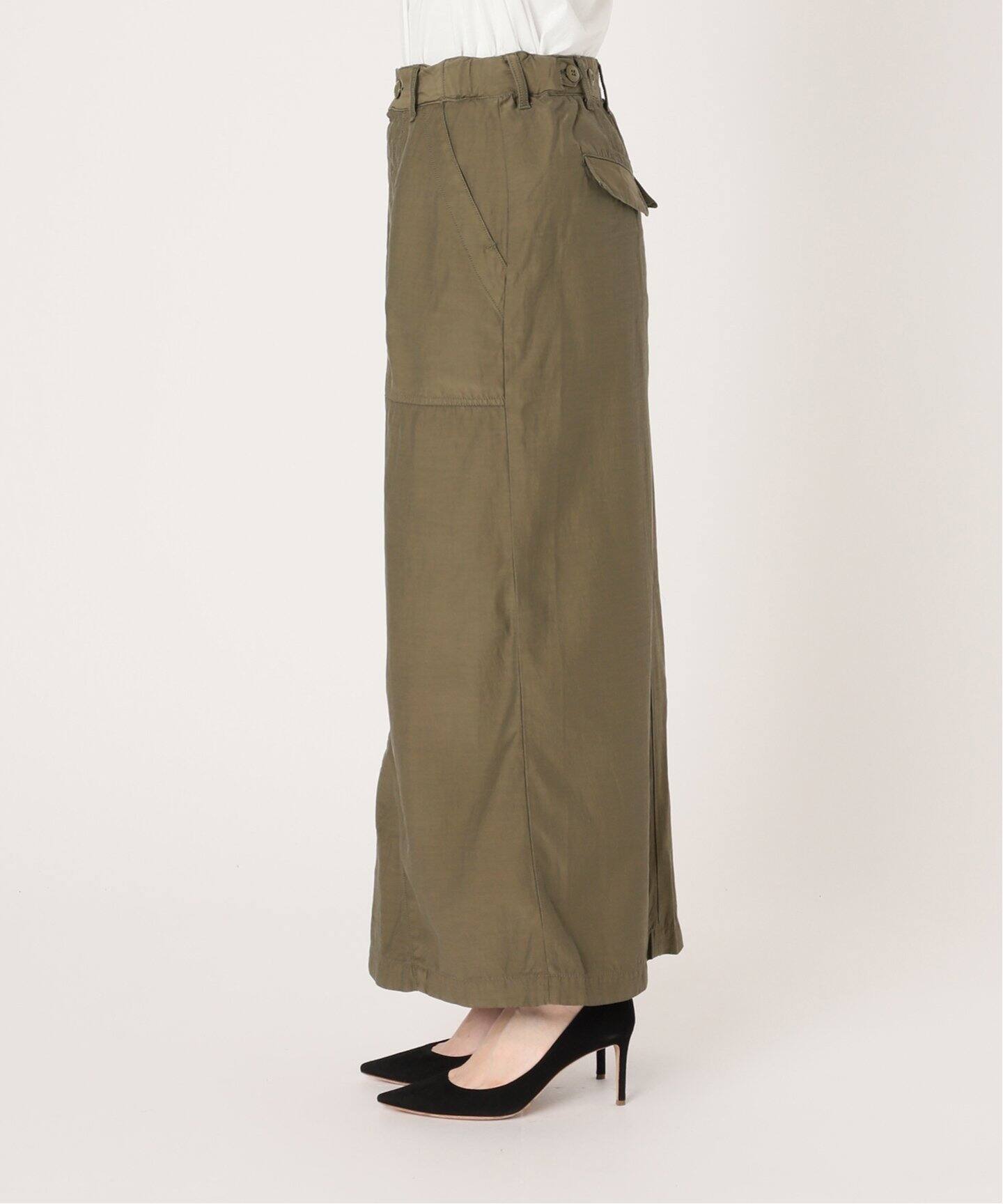 REMI RELIEF/レミレリーフ】Military Maxi Skirt（ロング・マキシ丈  