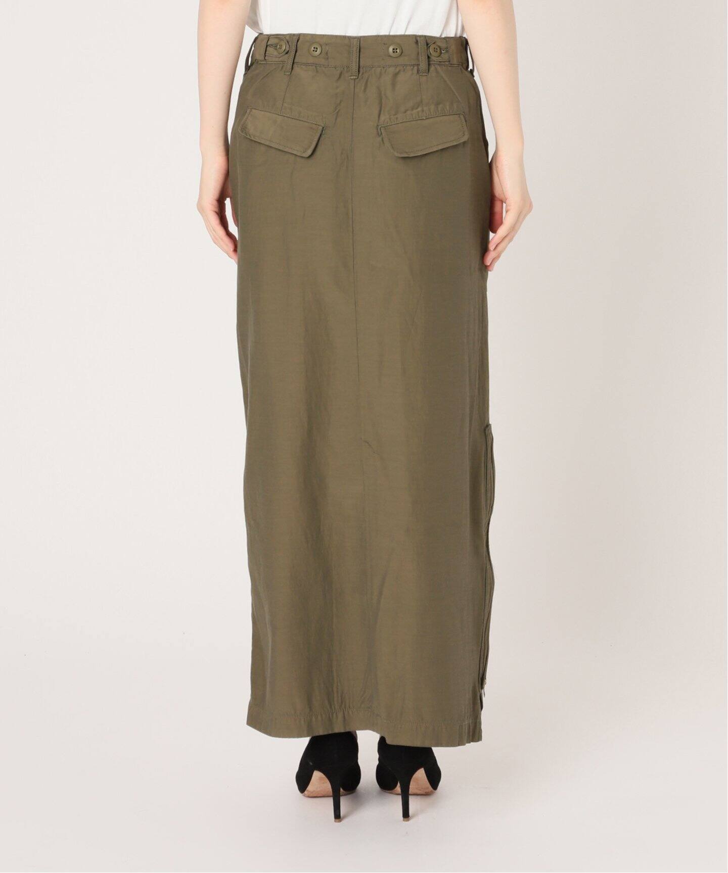 REMI RELIEF/レミレリーフ】Military Maxi Skirt（ロング・マキシ丈  