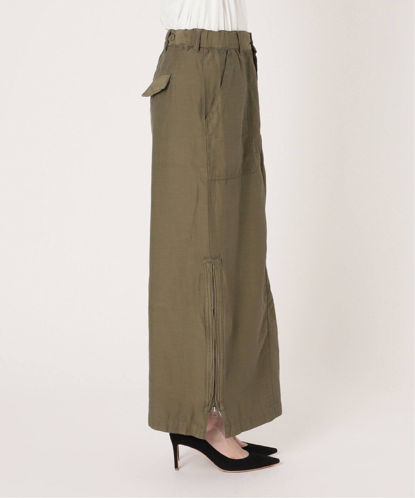 REMI RELIEF/レミレリーフ】Military Maxi Skirt（ロング・マキシ丈 