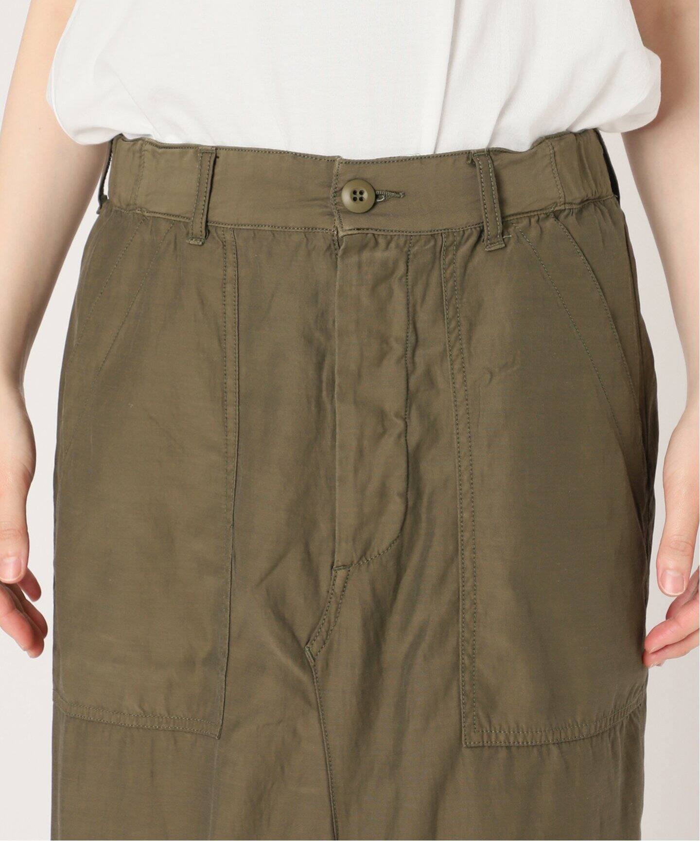 REMI RELIEF/レミレリーフ】Military Maxi Skirt（ロング・マキシ丈 