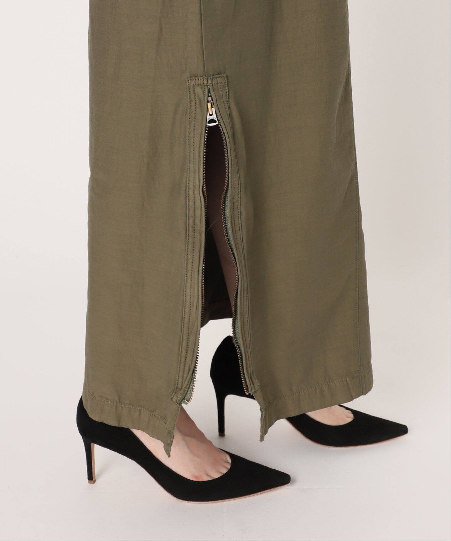 REMI RELIEF/レミレリーフ】Military Maxi Skirt（ロング・マキシ丈  
