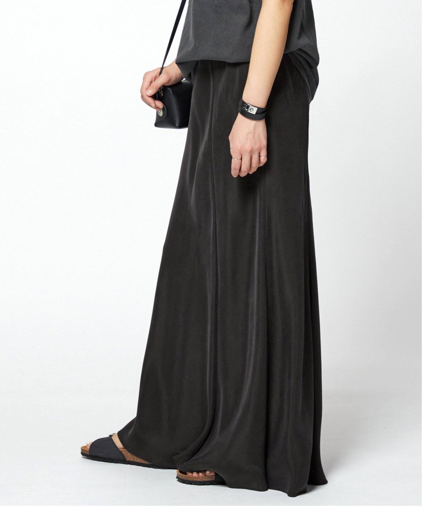 フィブリルキュプラスカート（ロング・マキシ丈スカート）｜AP STUDIO  