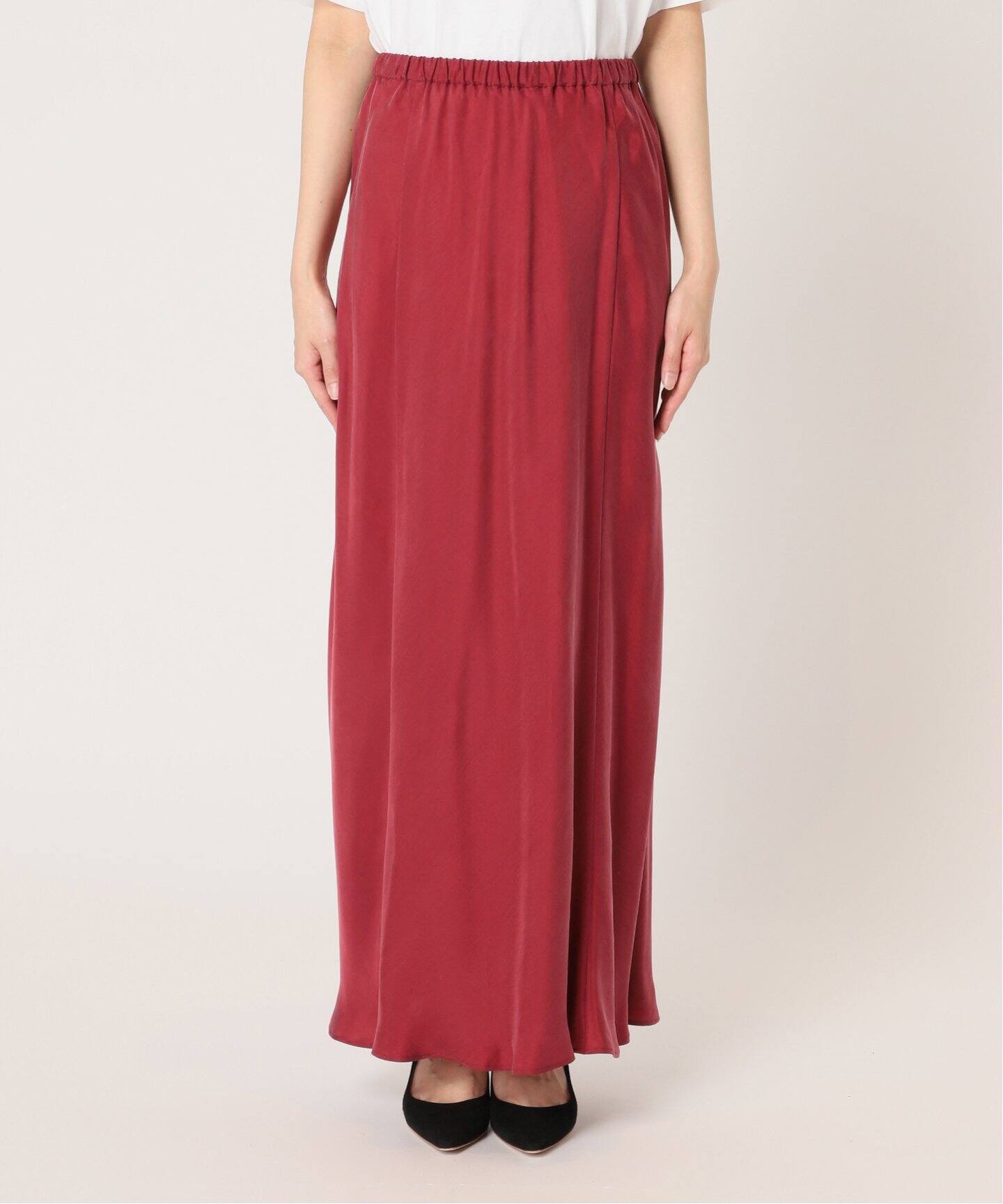 フィブリルキュプラスカート（ロング・マキシ丈スカート）｜AP STUDIO  