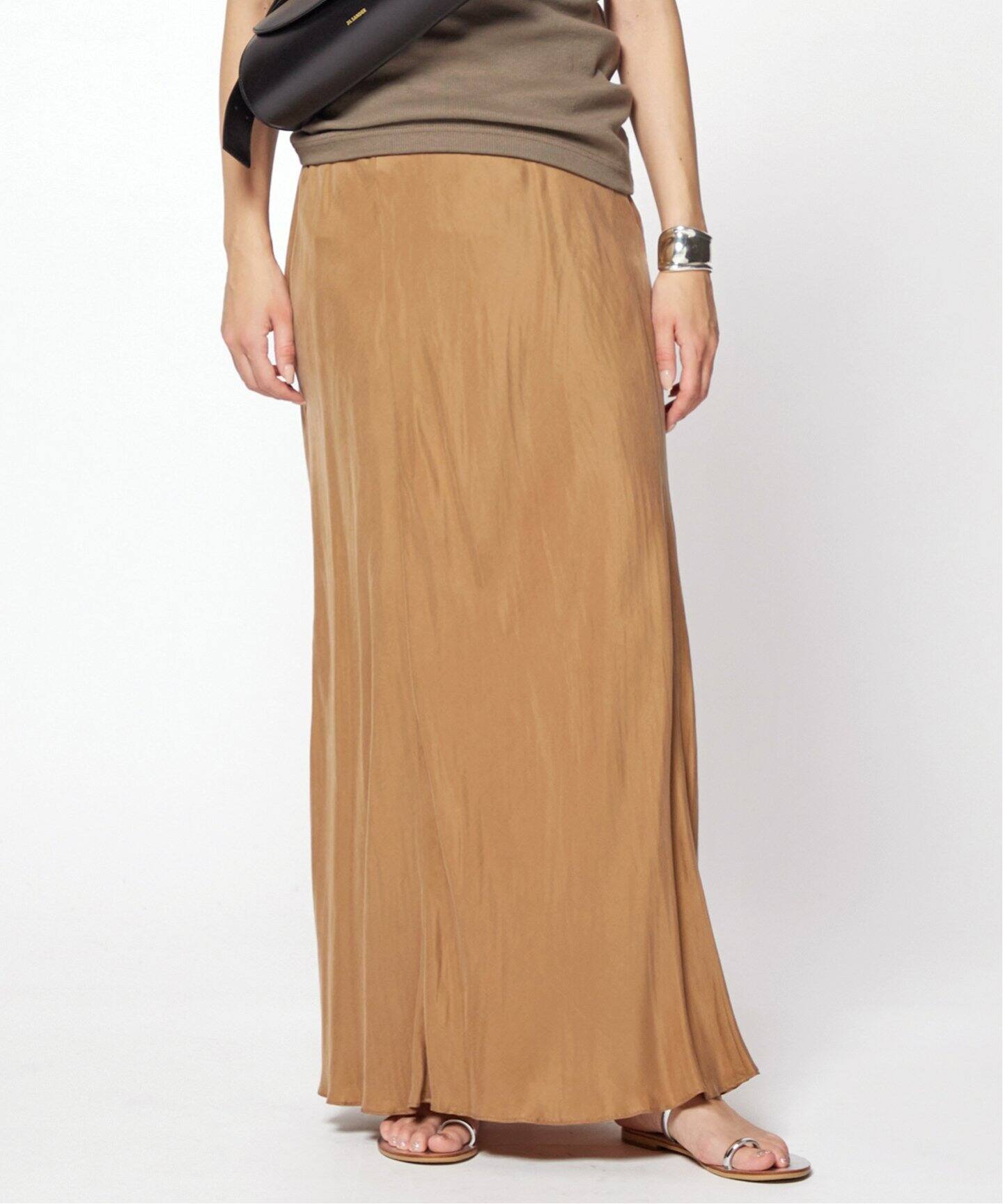 フィブリルキュプラスカート（ロング・マキシ丈スカート）｜AP STUDIO  