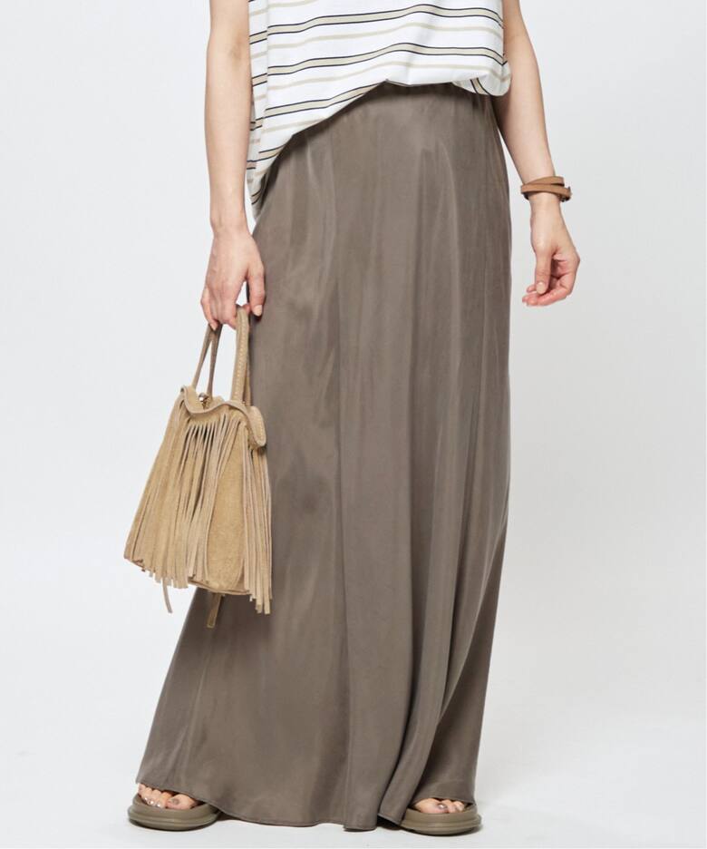追加2》フィブリルキュプラスカート（ロング・マキシ丈スカート）｜AP  