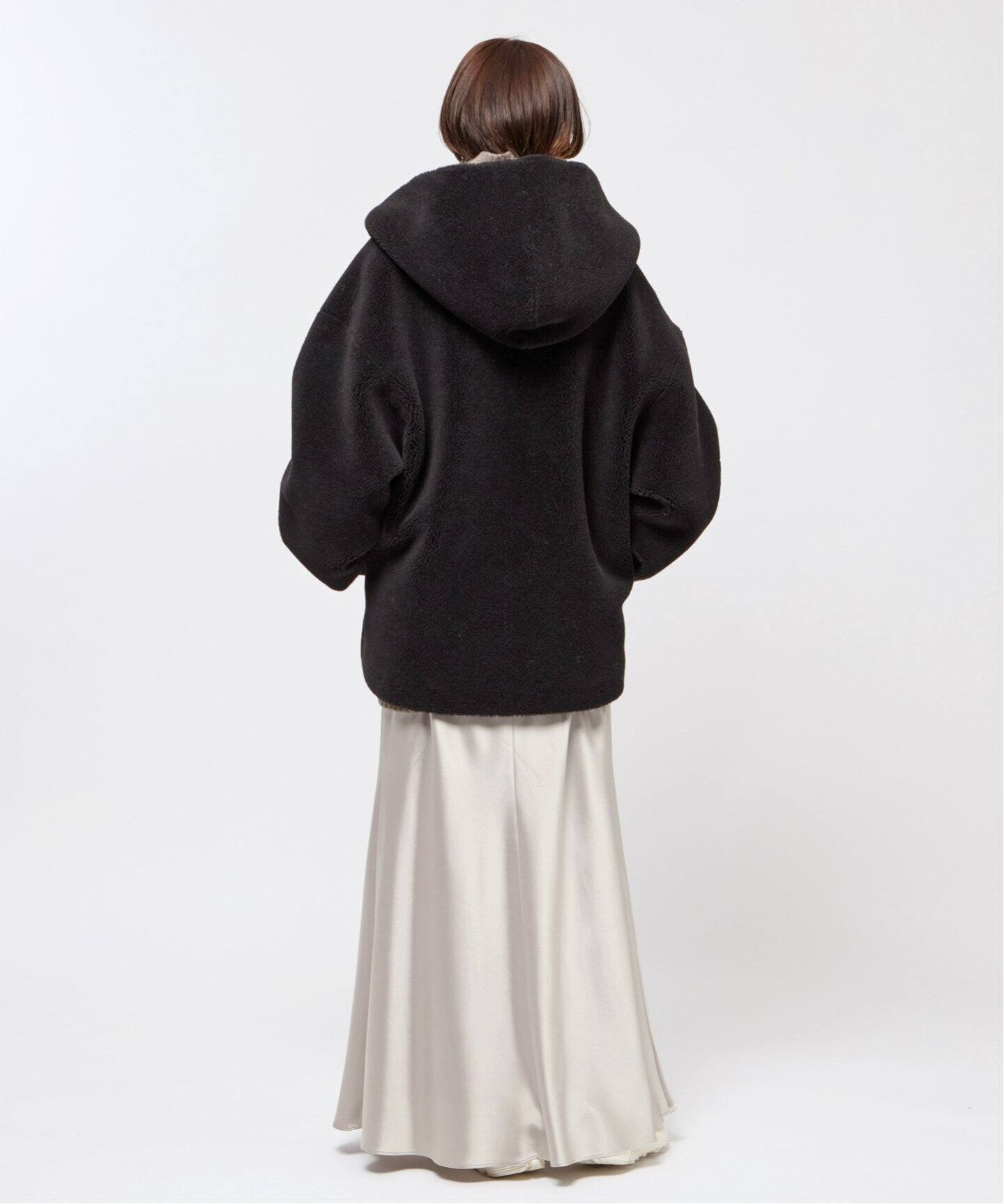 サテンフレアスカート（ロング・マキシ丈スカート）｜AP STUDIO  