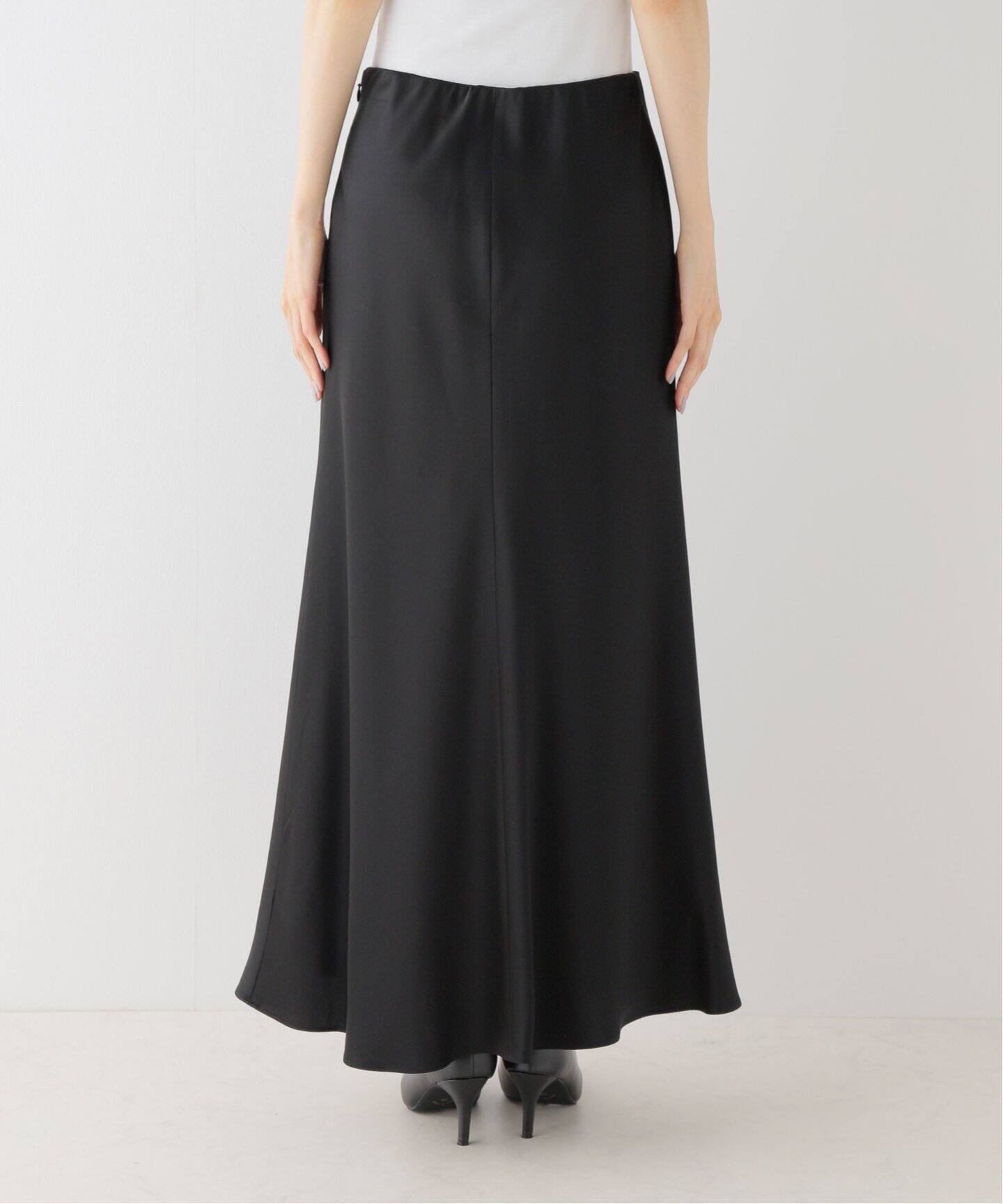 サテンフレアスカート（ロング・マキシ丈スカート）｜AP STUDIO  