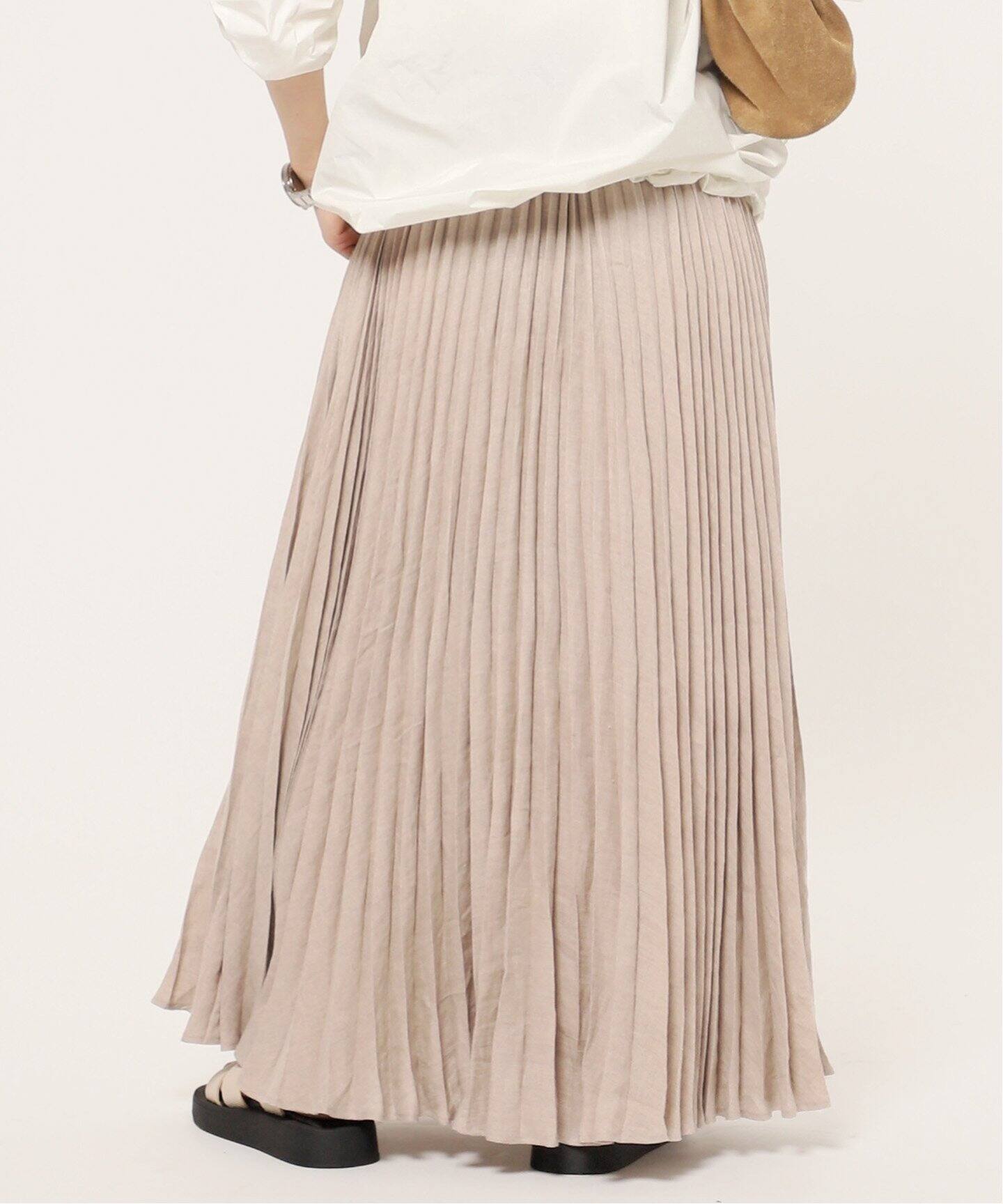 SCENTOF リネンプリーツスカート（ロング・マキシ丈スカート）｜AP  