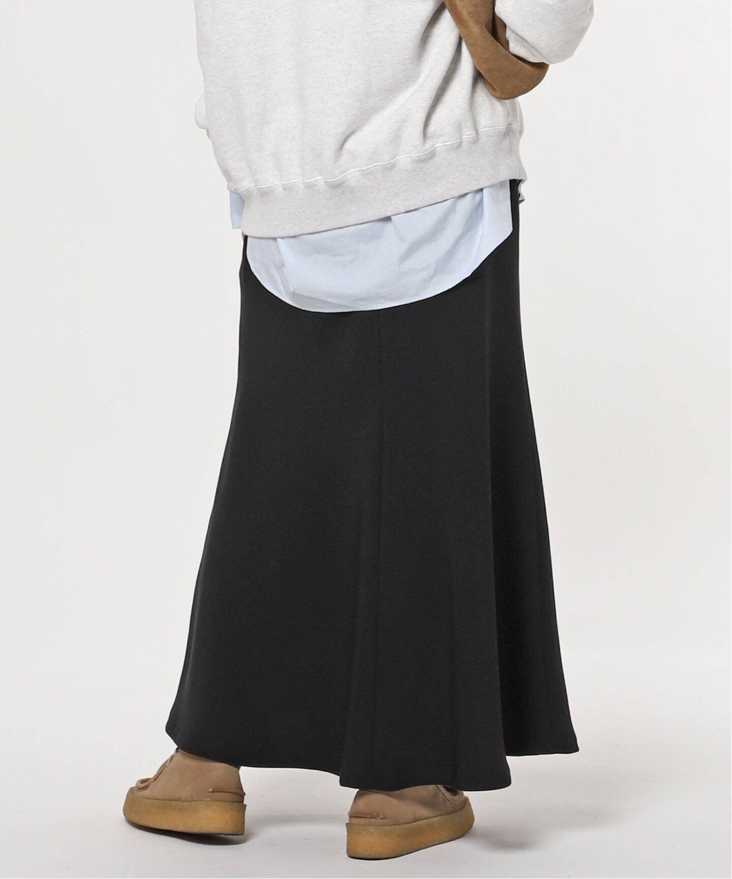 追加》SCENTOF ツイルフレアスカート（ロング・マキシ丈スカート）｜AP  