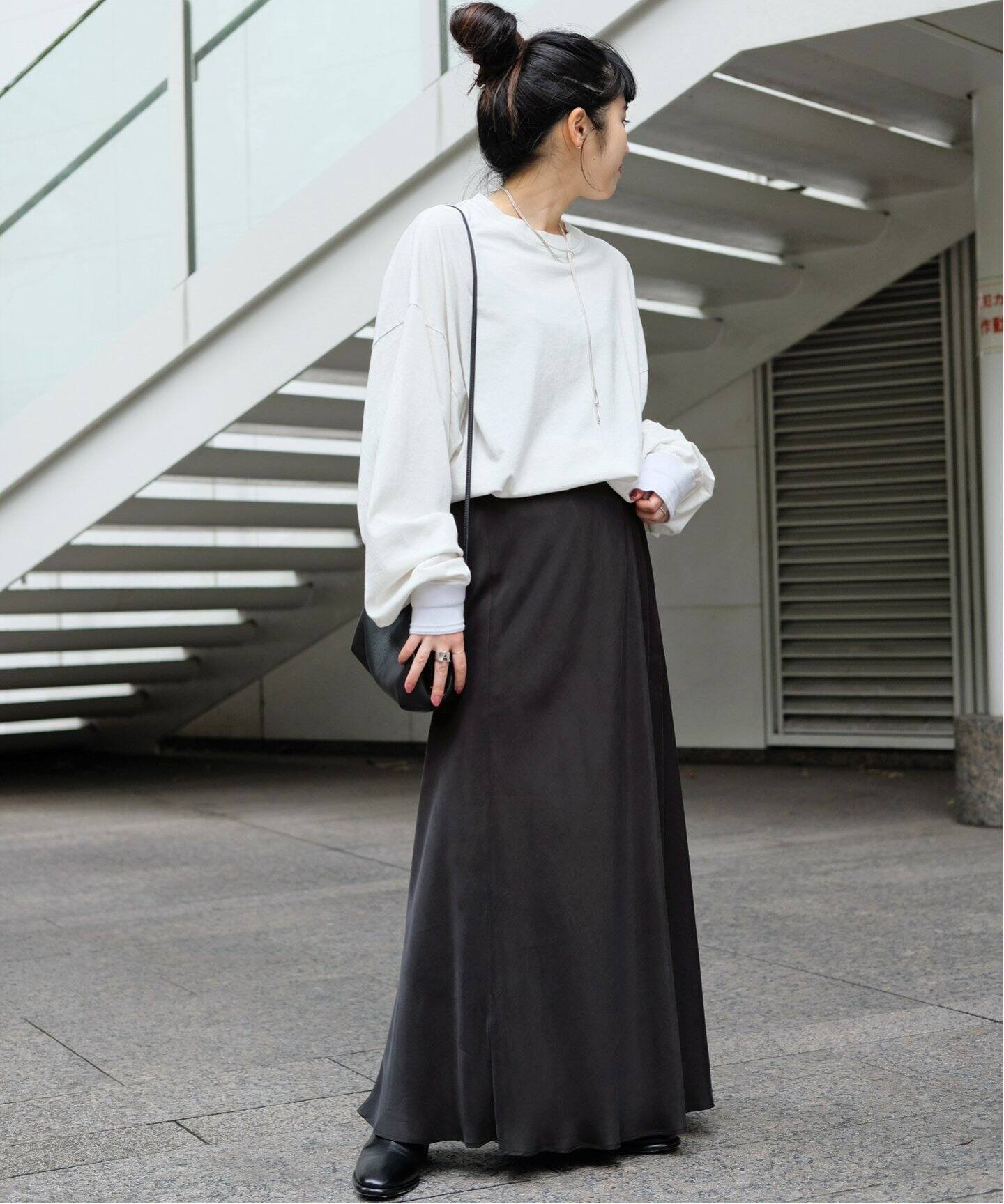 追加3》フィブリルキュプラスカート（ロング・マキシ丈スカート）｜AP  