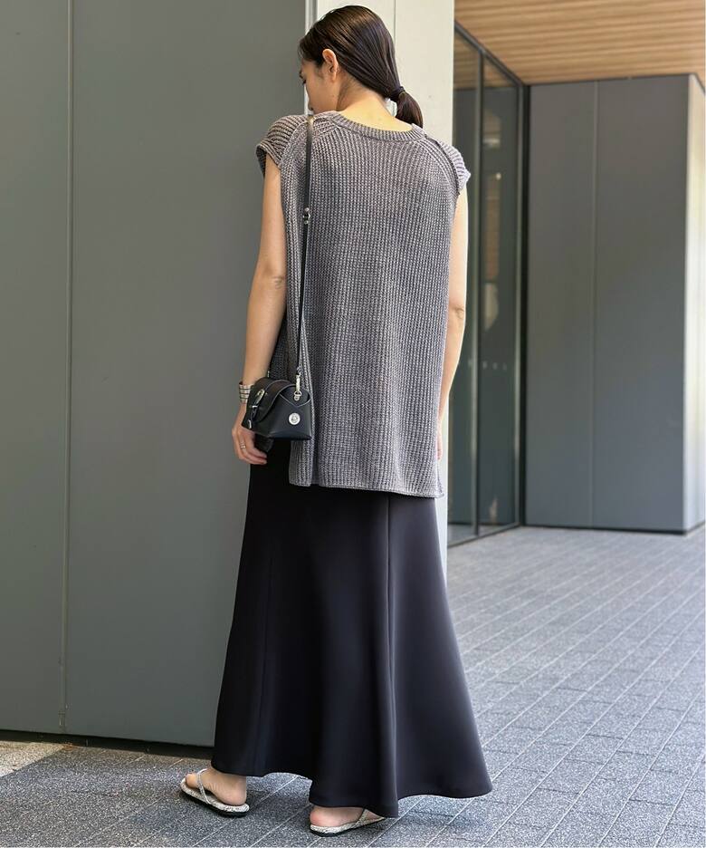 New ツイルフレアスカート（ロング・マキシ丈スカート）｜AP STUDIO  