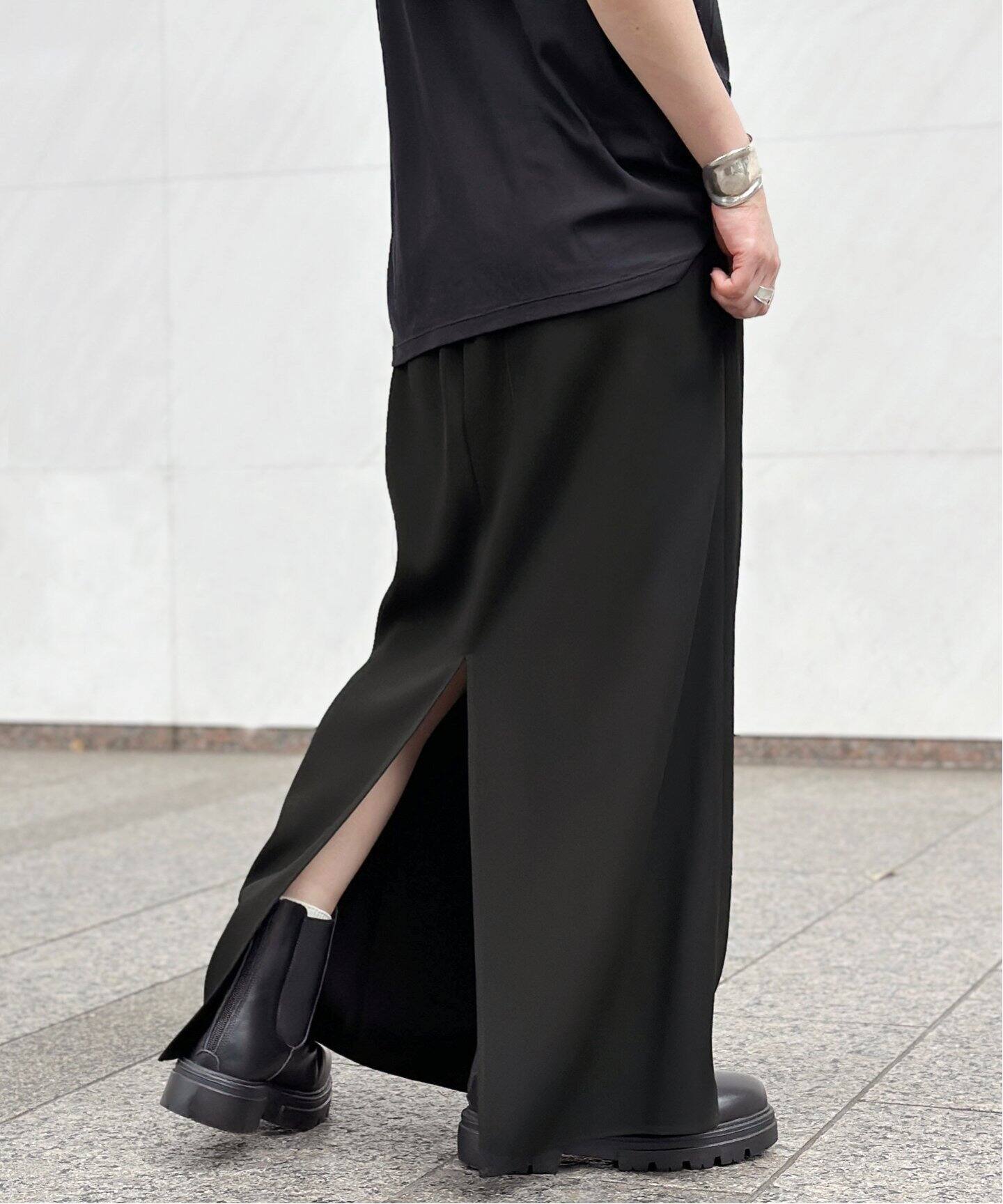 Newウエストゴムマキシスカート（ロング・マキシ丈スカート）｜AP  