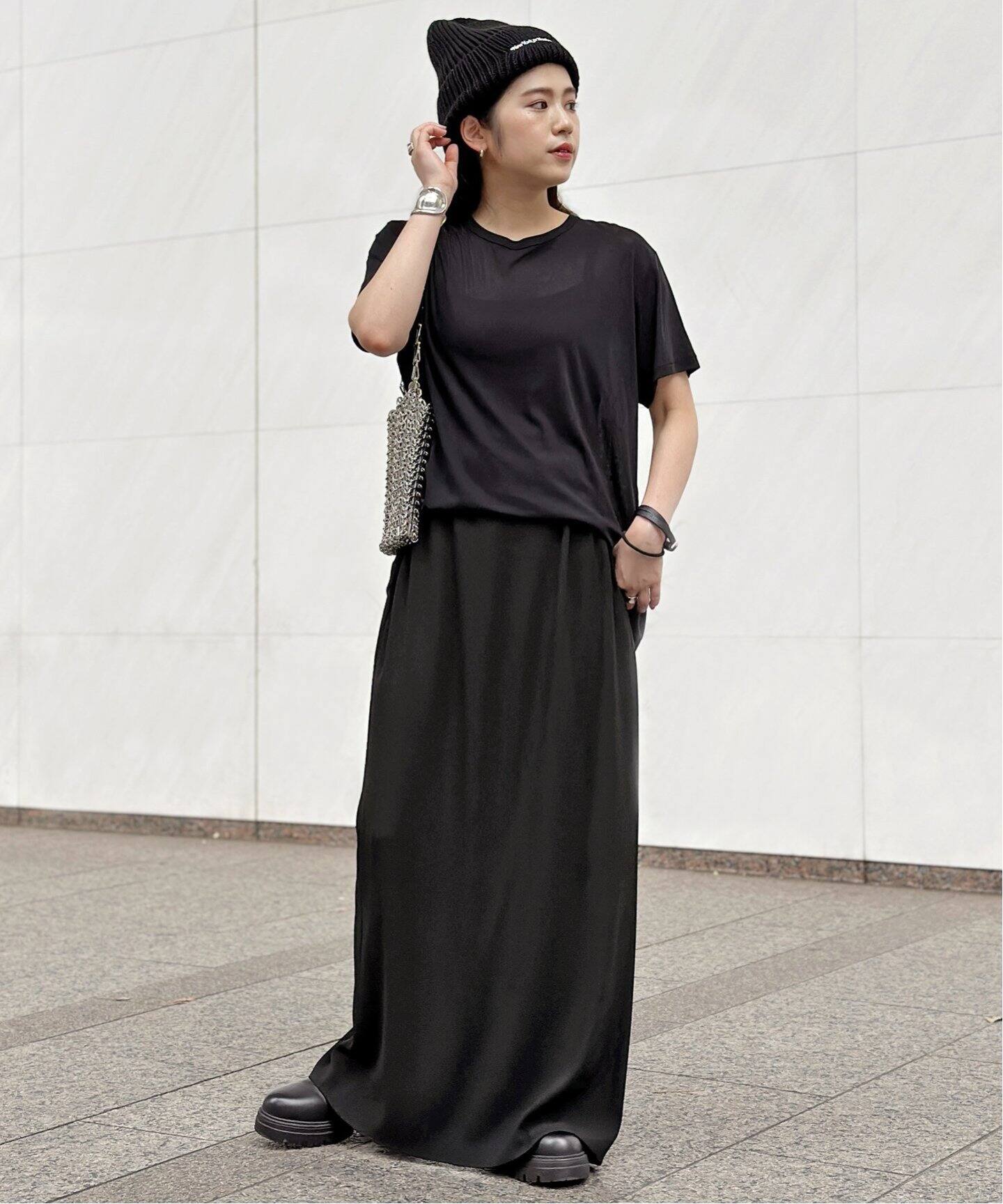 Newウエストゴムマキシスカート（ロング・マキシ丈スカート）｜AP  