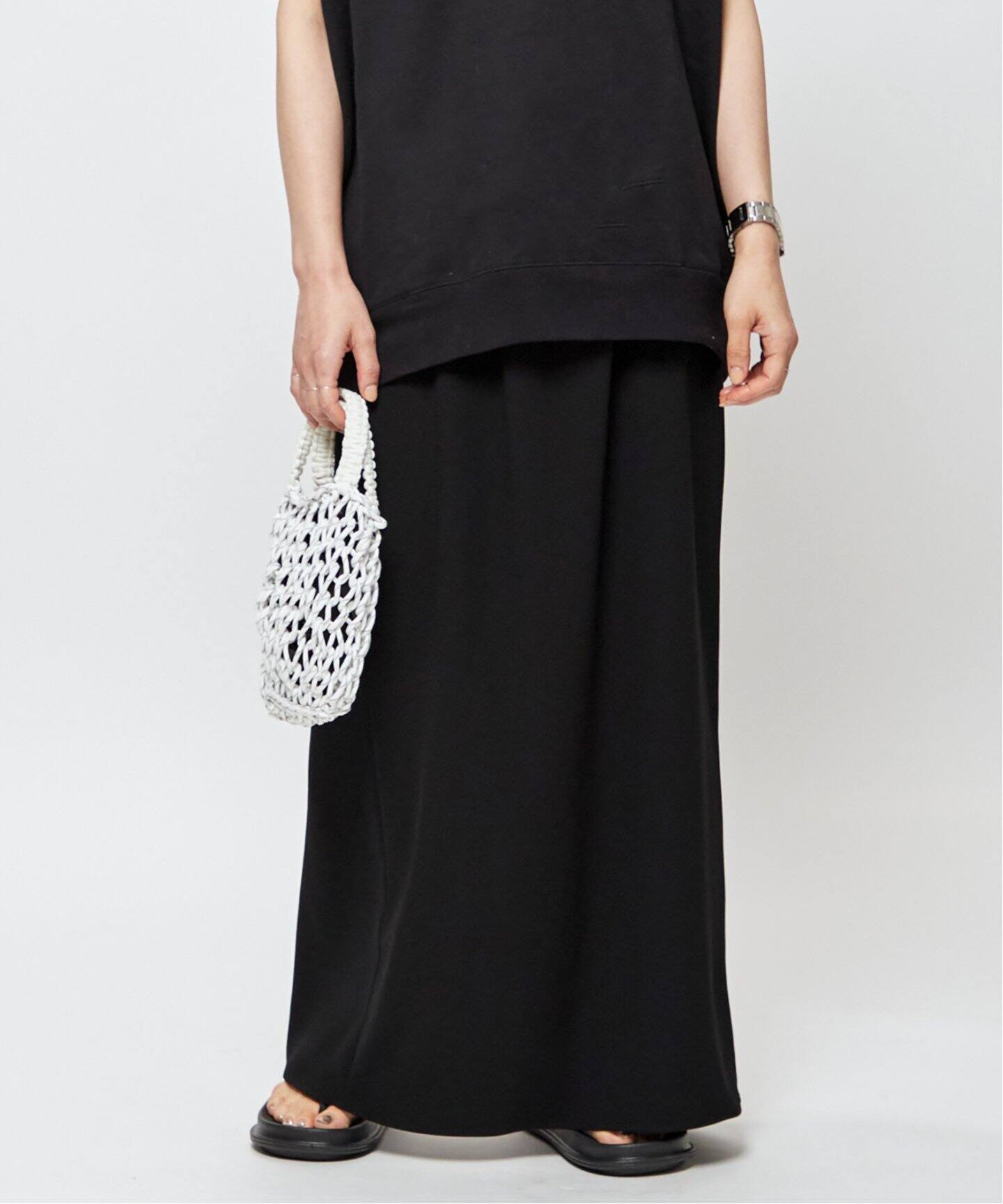 Newウエストゴムマキシスカート（ロング・マキシ丈スカート）｜AP  