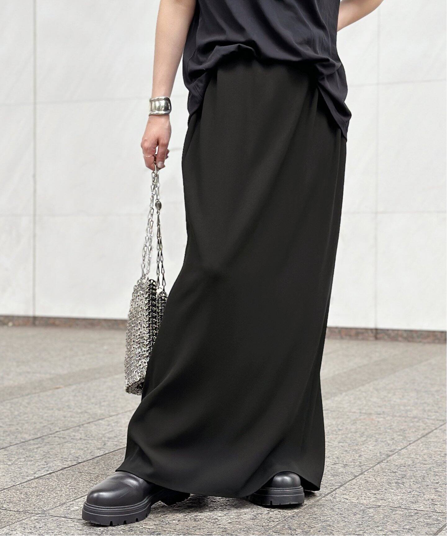 Newウエストゴムマキシスカート（ロング・マキシ丈スカート）｜AP  