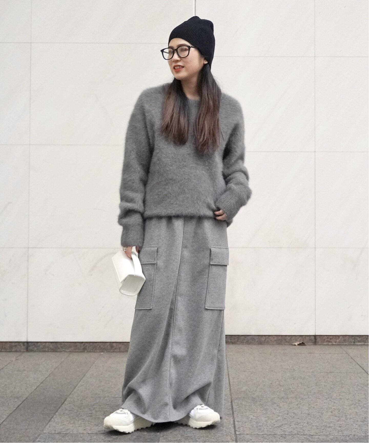 Warm Sweat Cargo Skirt（ロング・マキシ丈スカート）｜AP STUDIO 