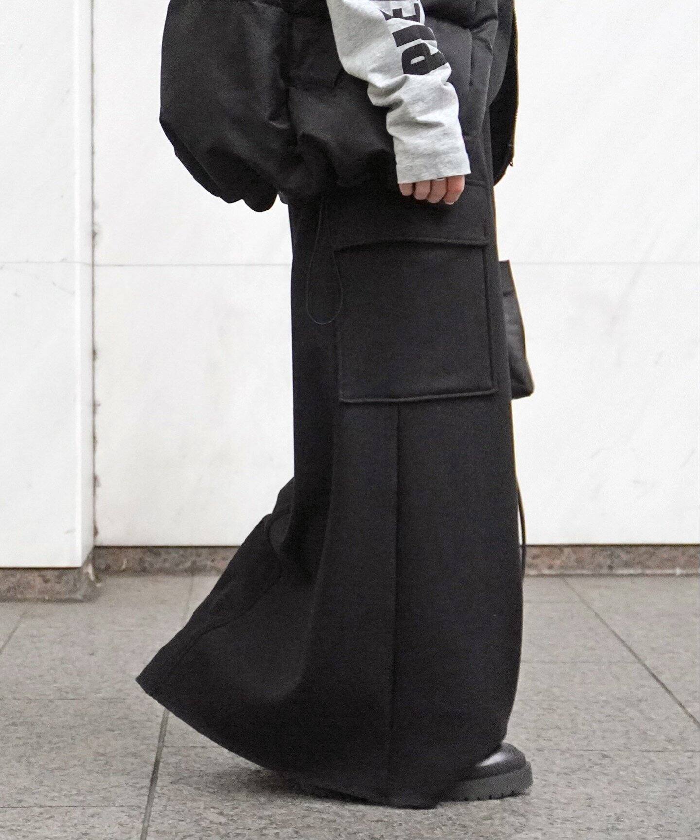 Warm Sweat Cargo Skirt（ロング・マキシ丈スカート）｜AP STUDIO 