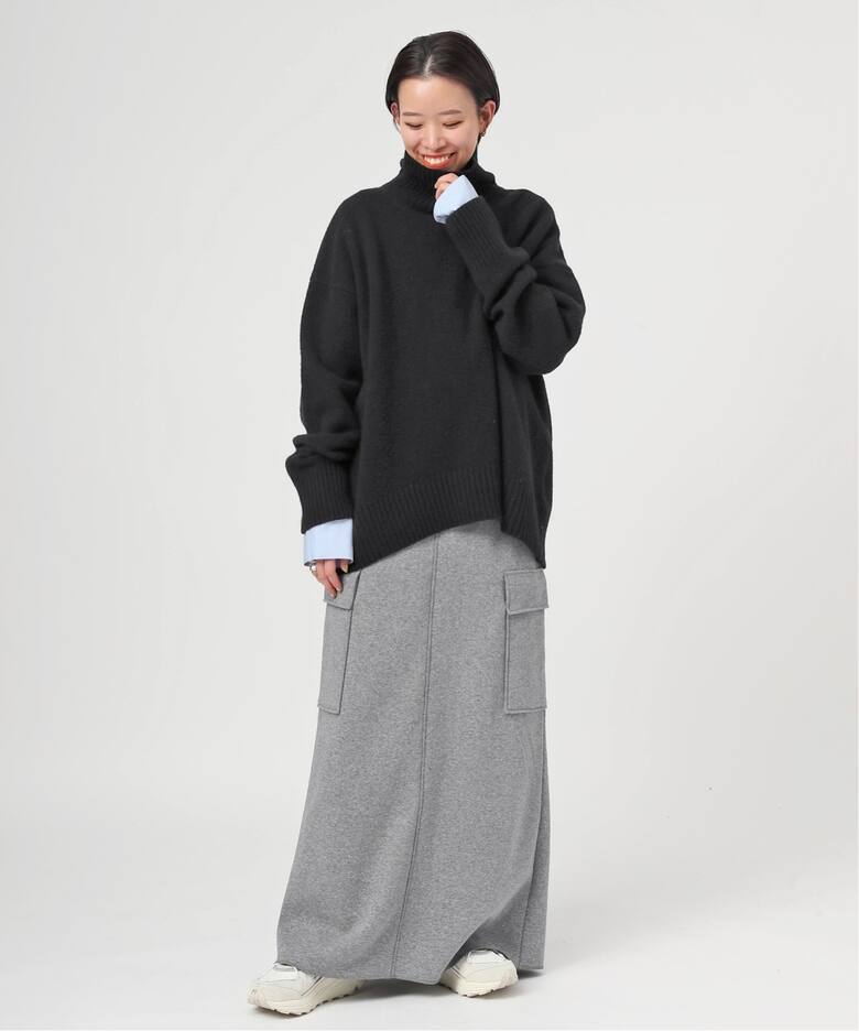Warm Sweat Cargo Skirt（ロング・マキシ丈スカート）｜AP STUDIO 