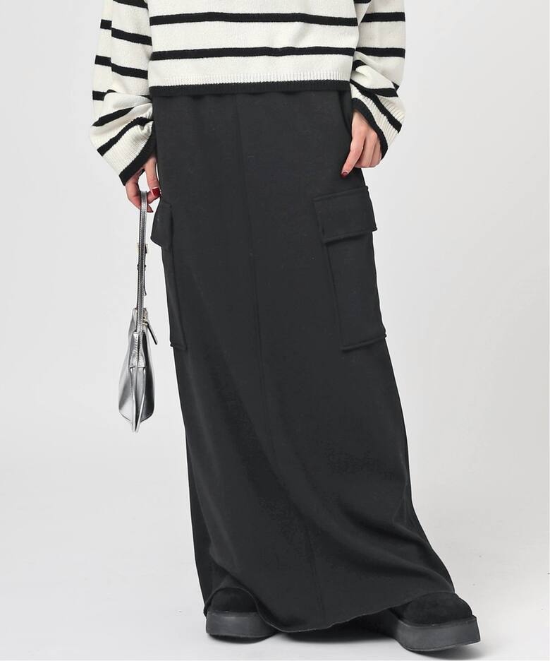 Warm Sweat Cargo Skirt（ロング・マキシ丈スカート）｜AP STUDIO 