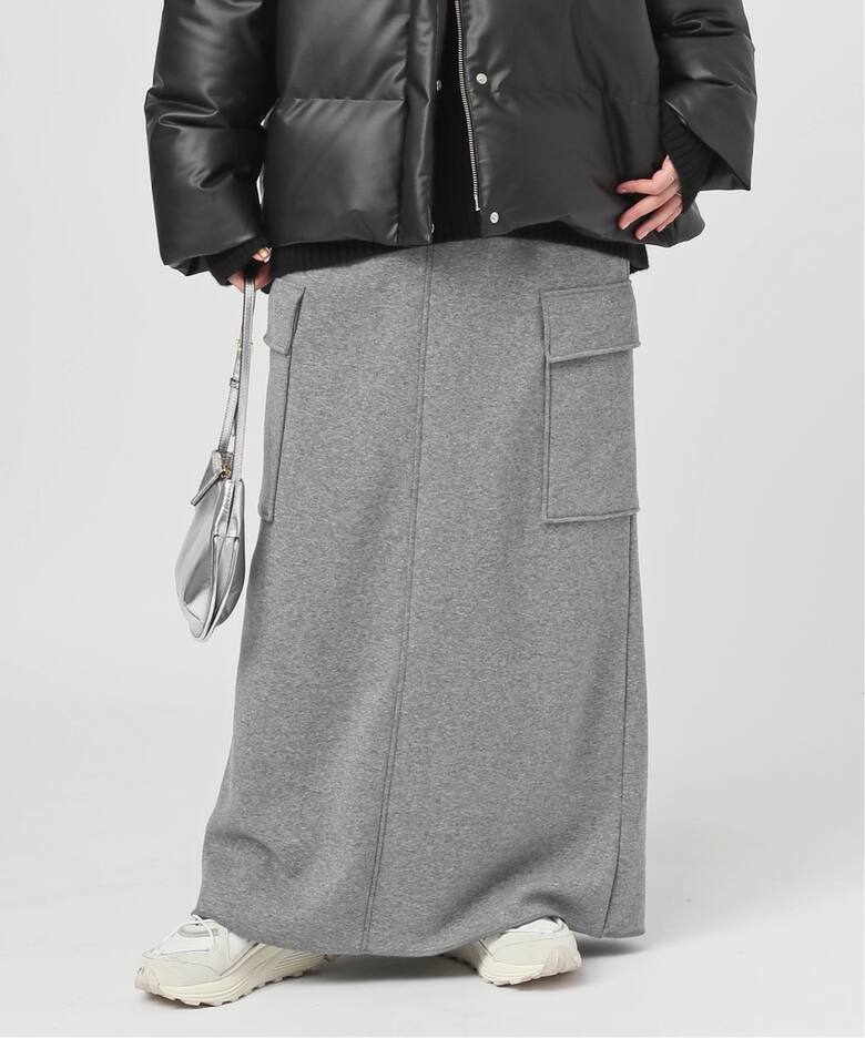 Warm Sweat Cargo Skirt（ロング・マキシ丈スカート）｜AP STUDIO 