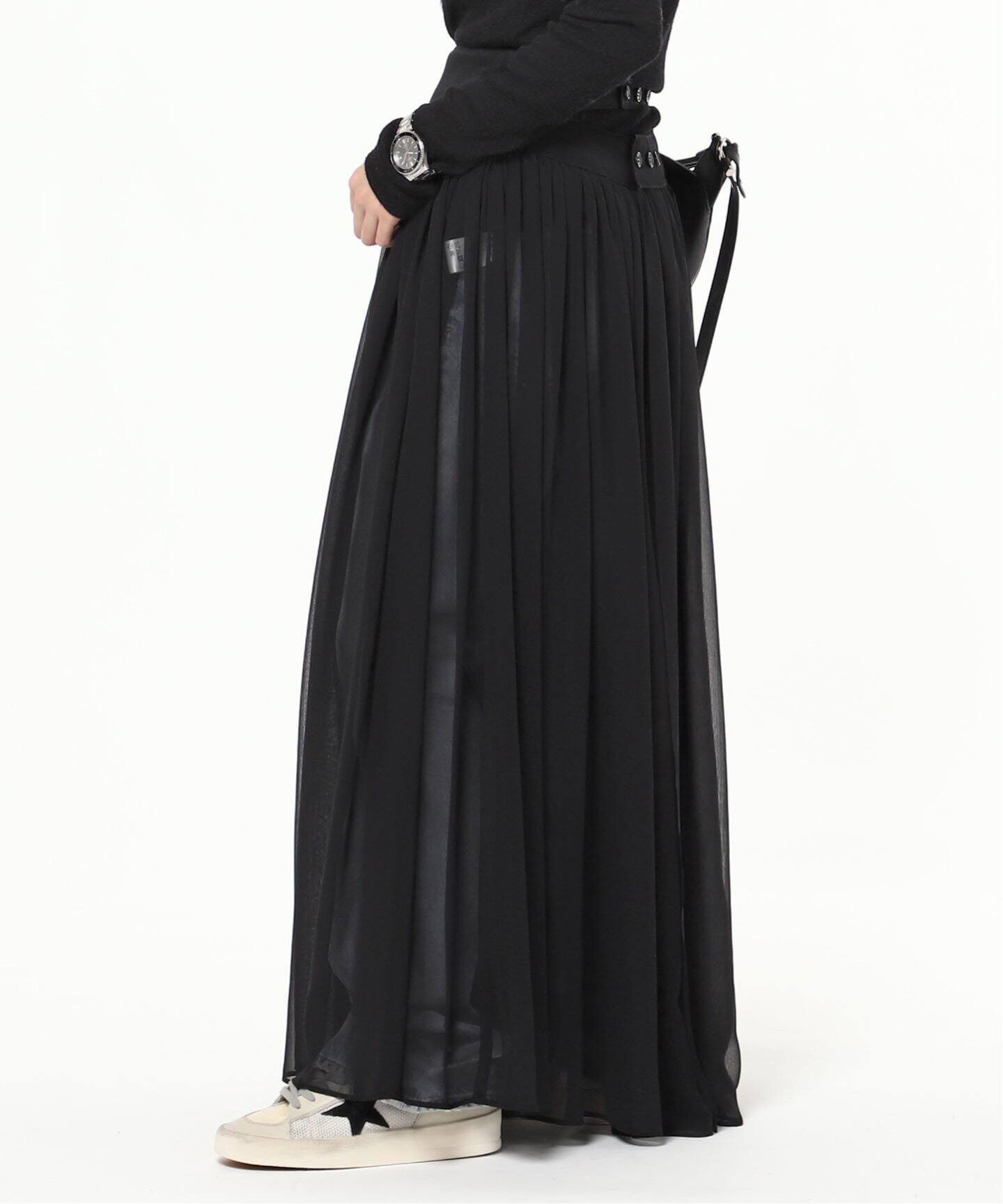 SATORU SASAKI / サトル ササキ】シアーラップスカート（ロング  