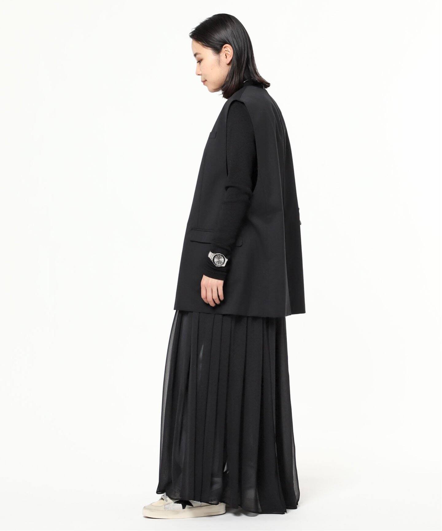 SATORU SASAKI / サトル ササキ】シアーラップスカート（ロング  