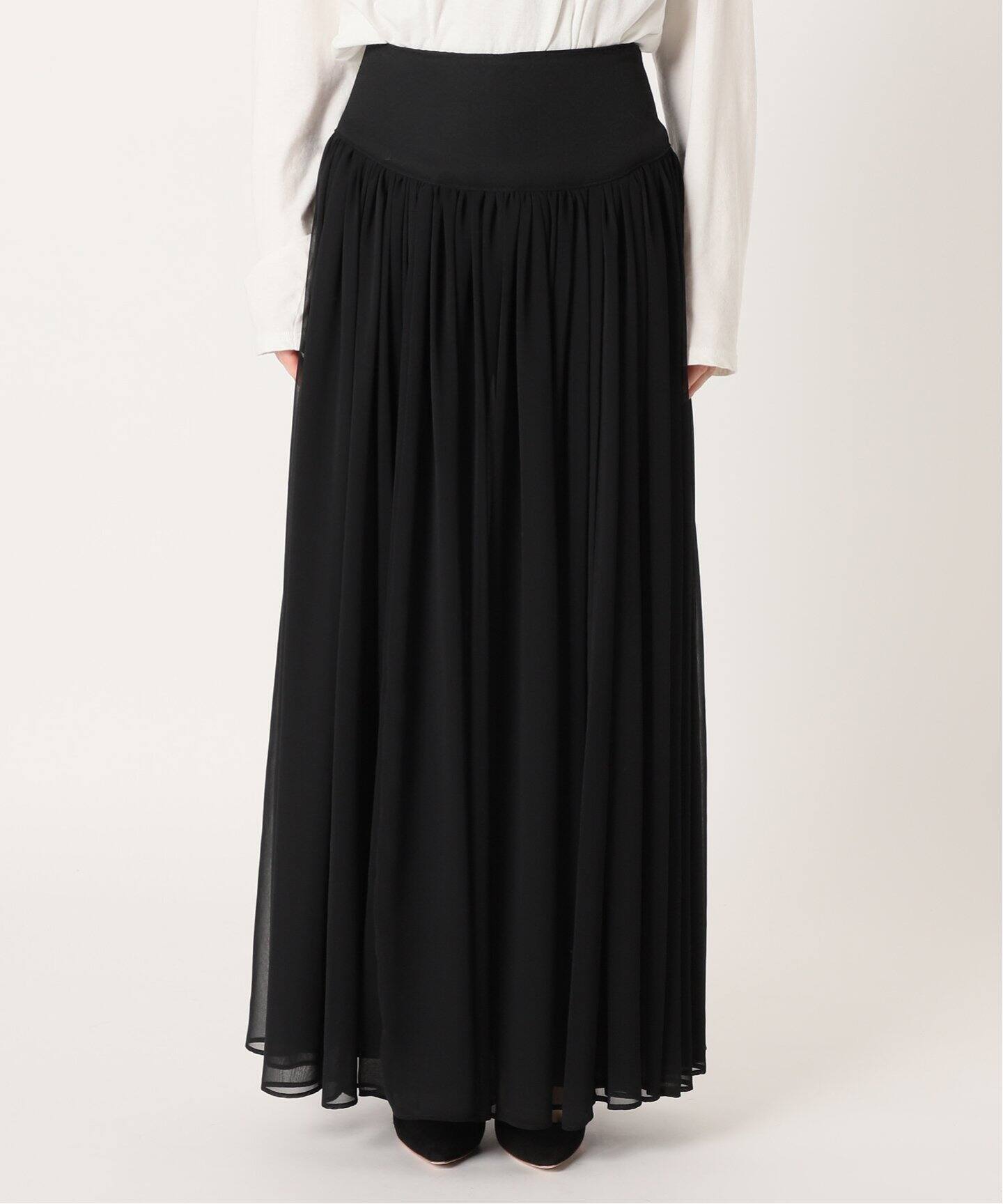 SATORU SASAKI / サトル ササキ】シアーラップスカート（ロング  