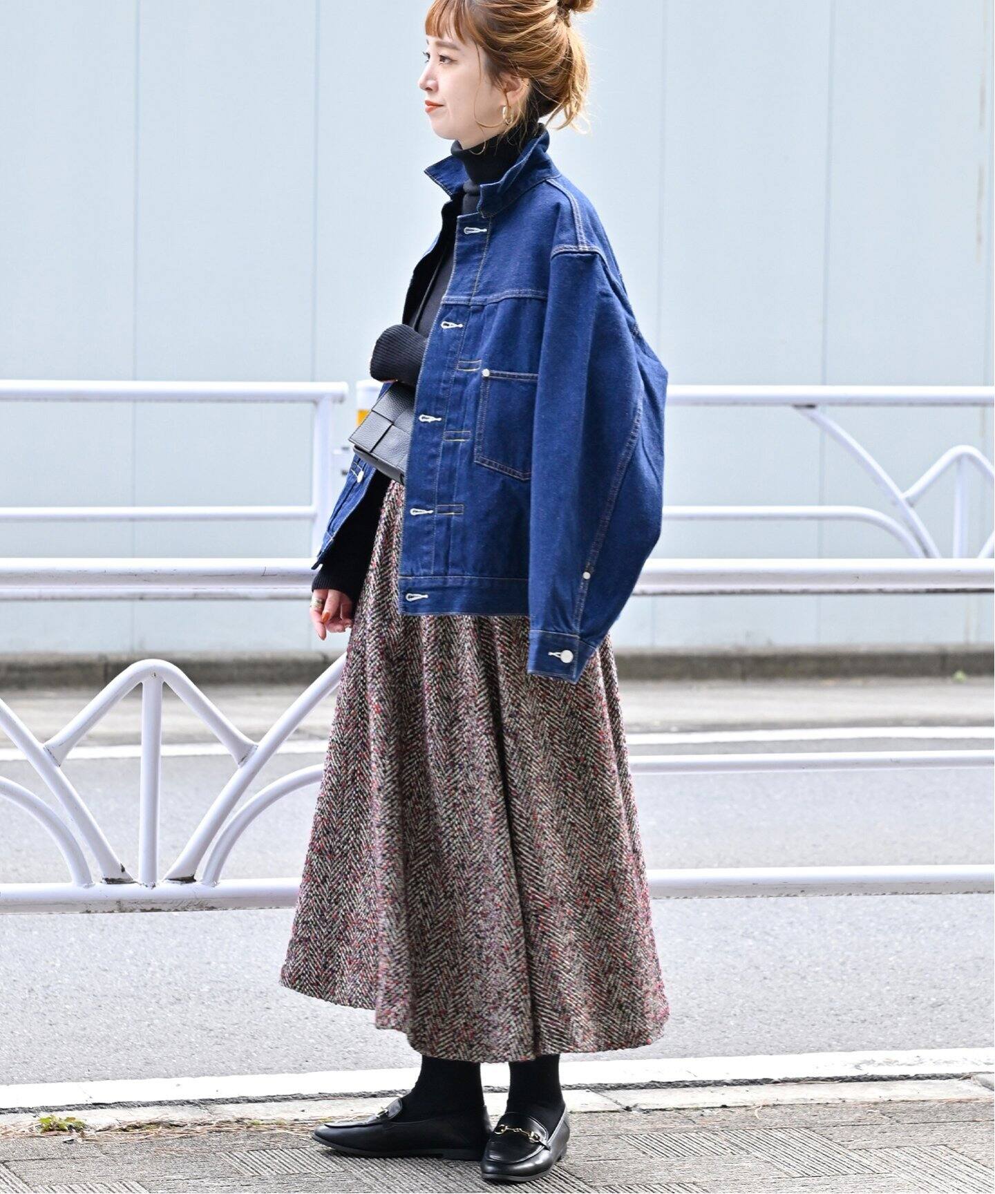 ツイードタックスカート（ロング・マキシ丈スカート）｜B.C STOCK  