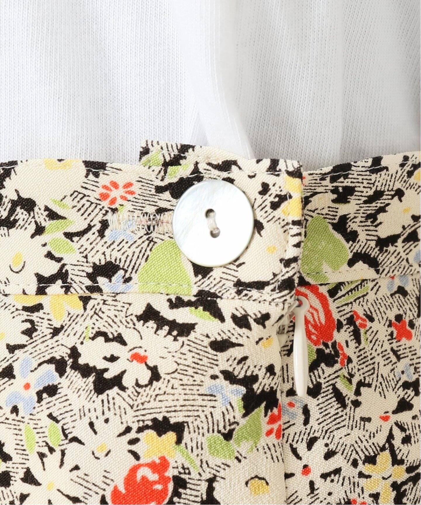 マルチフラワー バイアスマキシスカート（ロング・マキシ丈スカート  