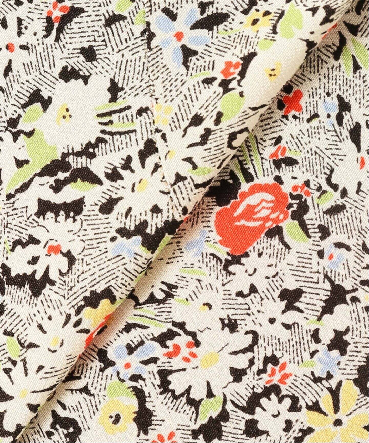 マルチフラワー バイアスマキシスカート（ロング・マキシ丈スカート  