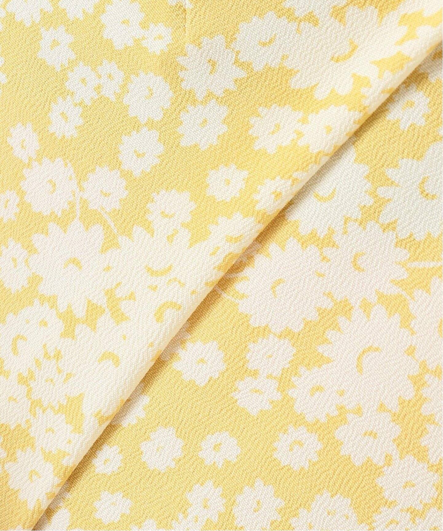 abc フラワーバイアス マキシスカート（ロング・マキシ丈スカート  