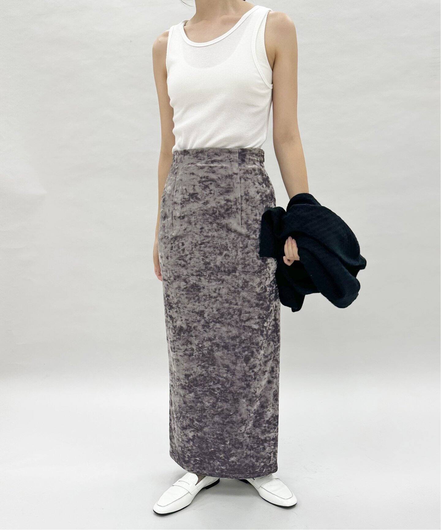 abc ベロア ストレッチタイトスカート（その他スカート）｜EDIT  