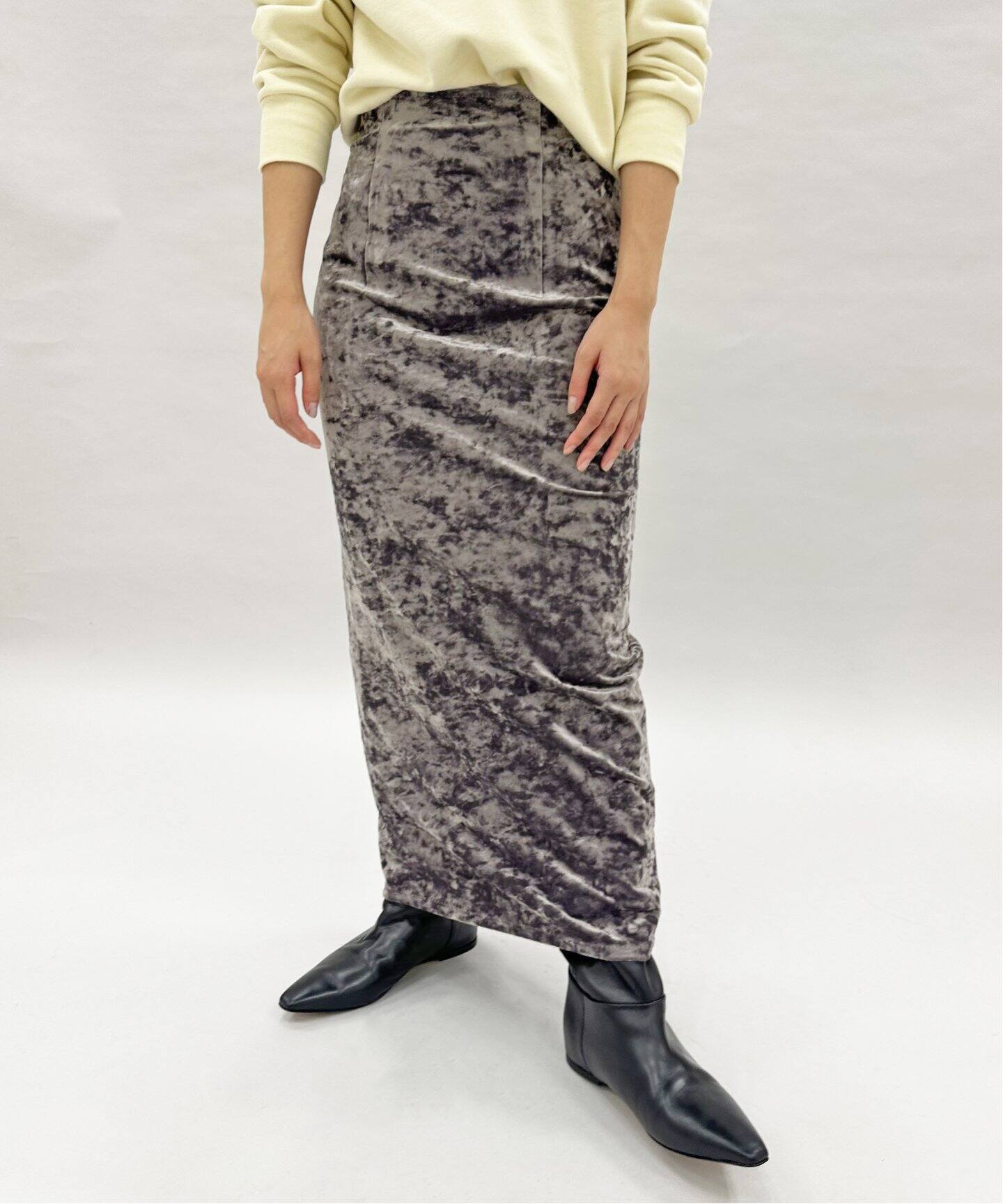 abc ベロア ストレッチタイトスカート（その他スカート）｜EDIT.FOR  