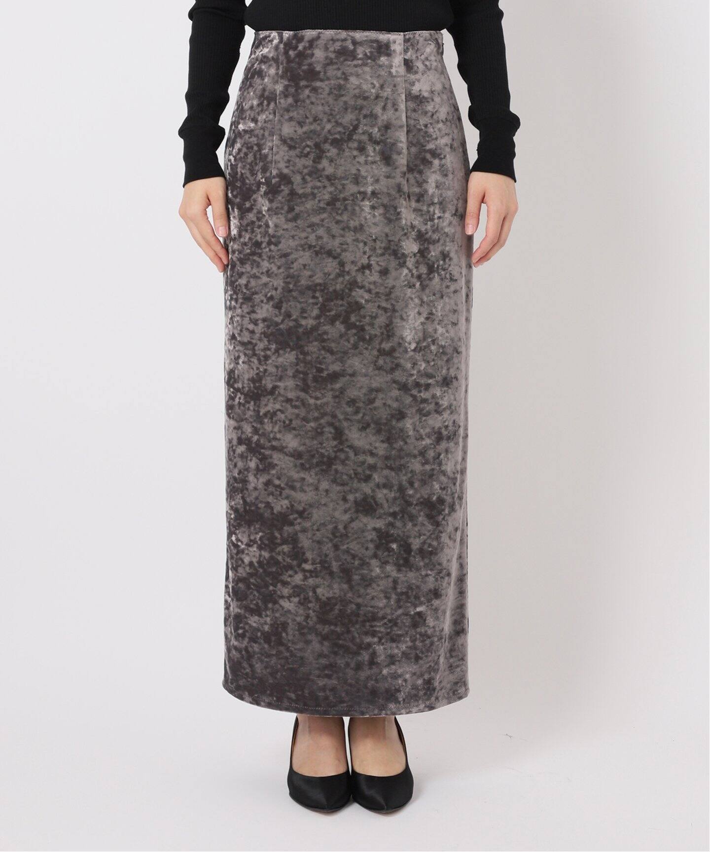 abc ベロア ストレッチタイトスカート（その他スカート）｜EDIT.FOR  