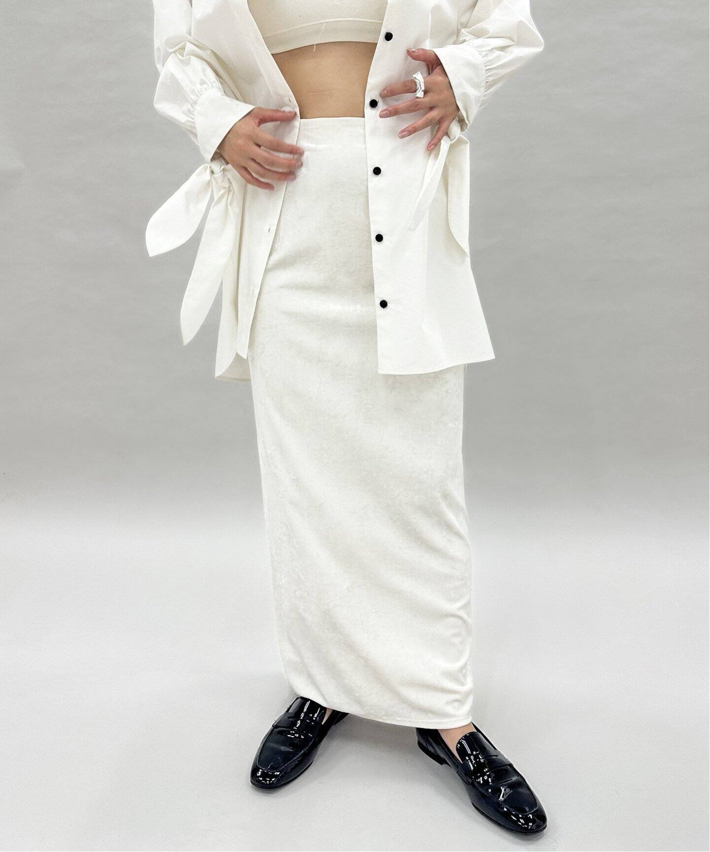 abc ベロア ストレッチタイトスカート（その他スカート）｜EDIT  