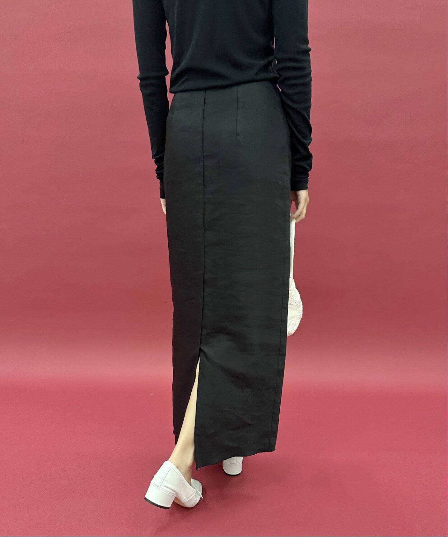 追加》abc バックスリット ストレッチタイトスカート（ロング・マキシ  