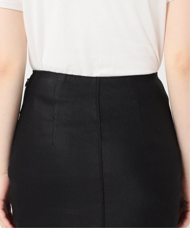 追加》abc バックスリット ストレッチタイトスカート（ロング・マキシ  