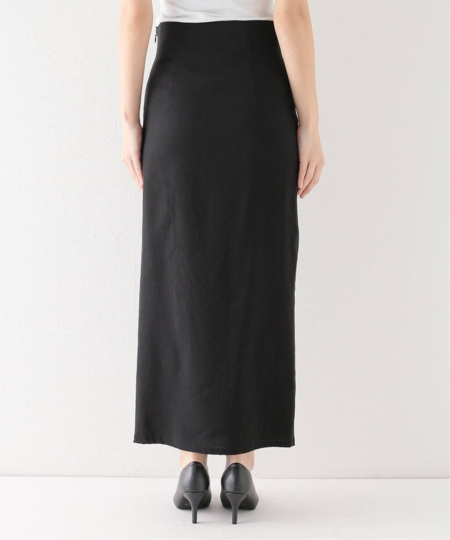 追加》abc ストレッチタイトスカート（ロング・マキシ丈スカート  