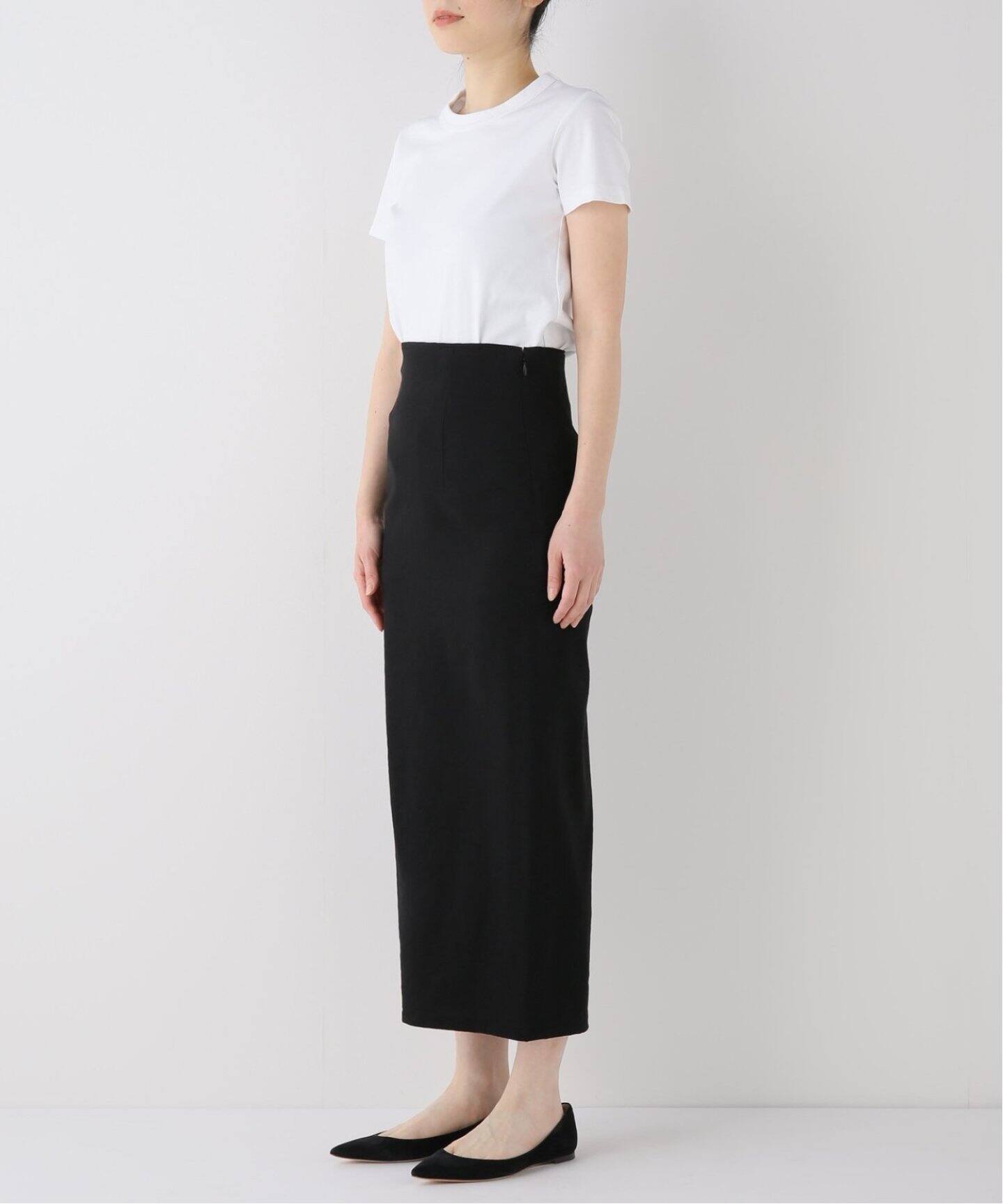 追加》abc ストレッチタイトスカート（ロング・マキシ丈スカート  