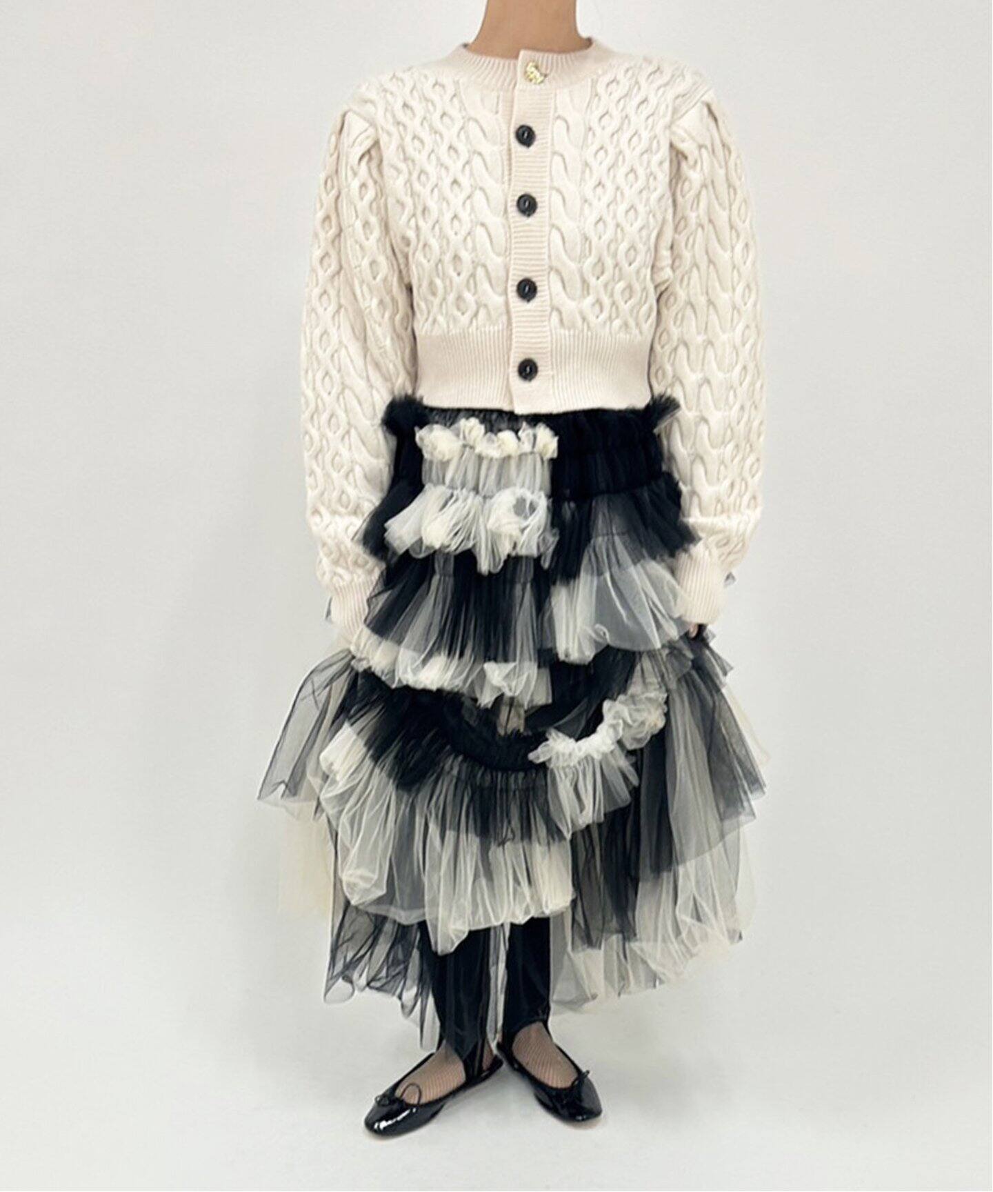 VIVIANO / ヴィヴィアーノ】Gathered Skirt（その他スカート）｜EDIT 