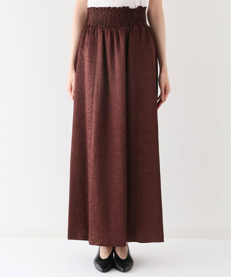 EDIT.FOR LULU】ブラウン38 マキシスカート 