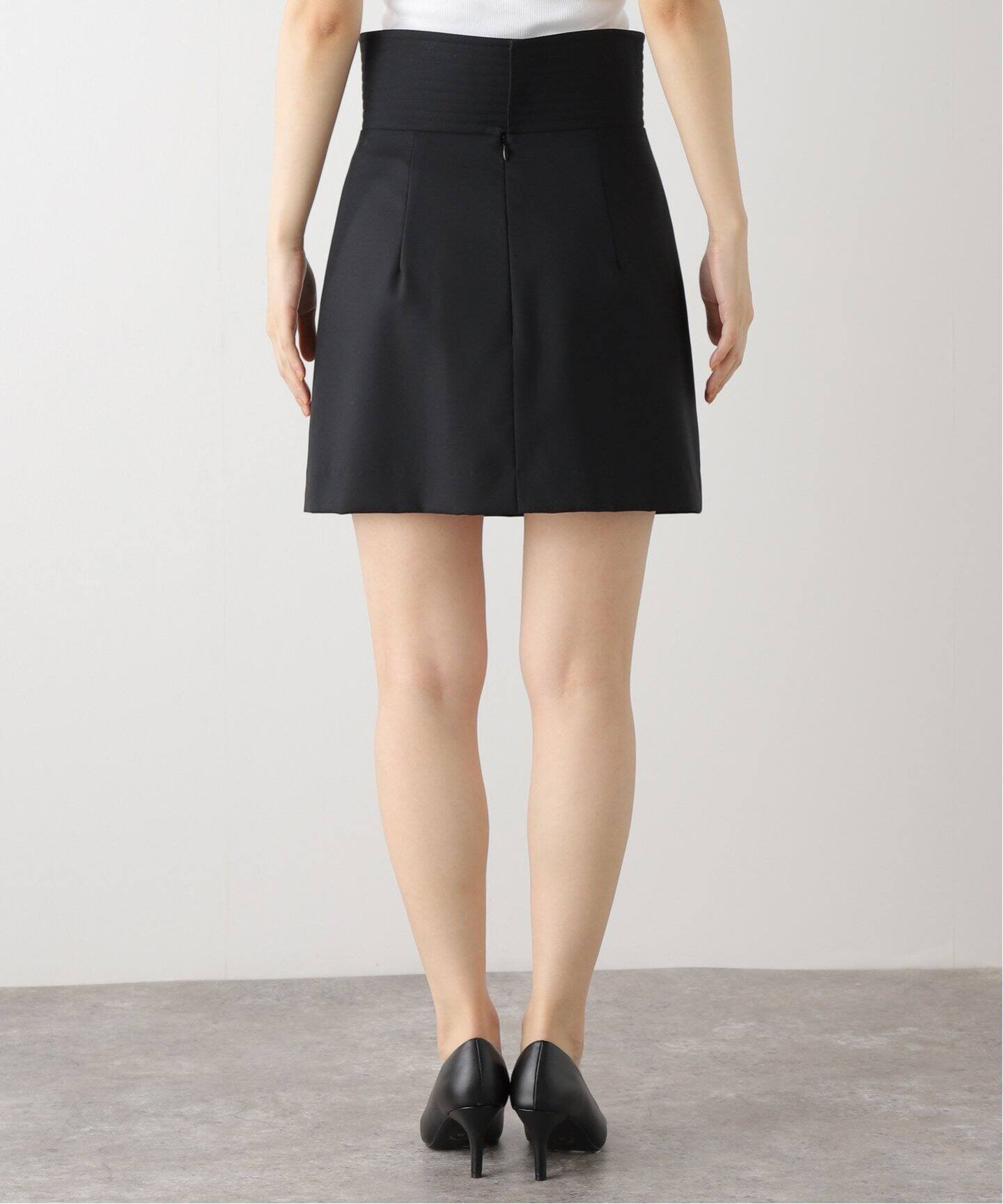 PAN/パン】tropic wool high rise mini skirt（ミニスカート）｜EDIT 