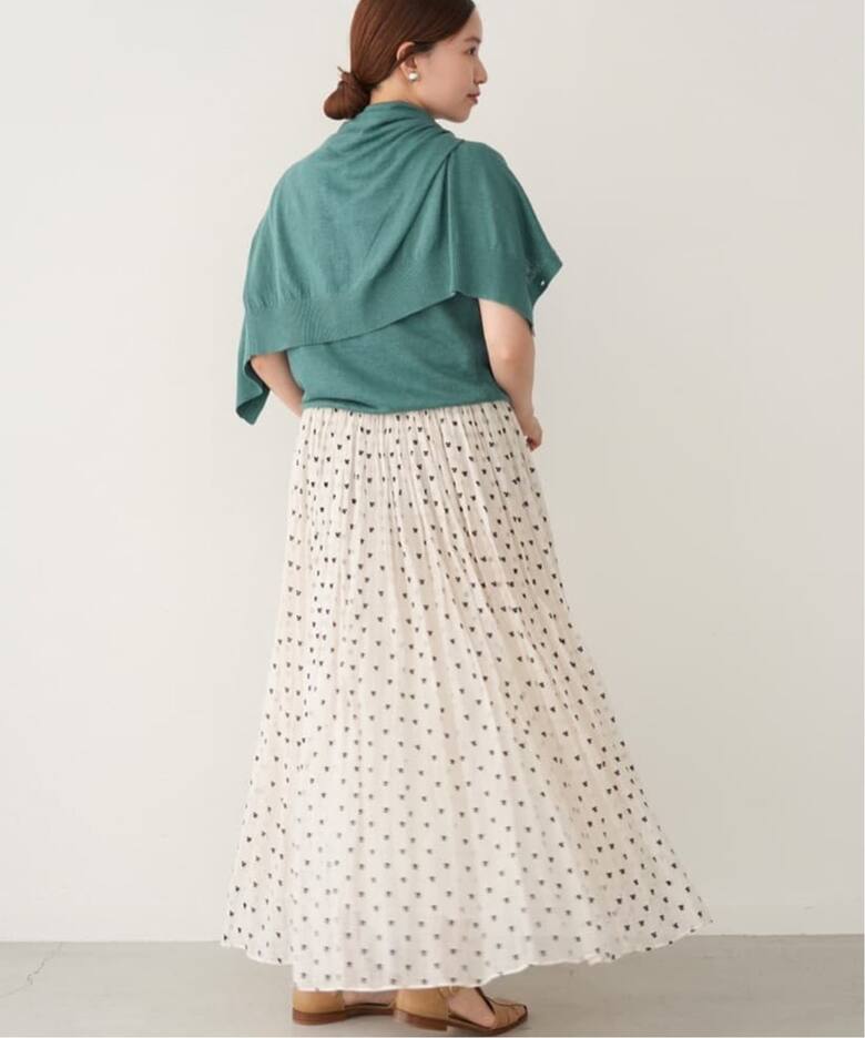 追加》フロッキープリントスカート（ロング・マキシ丈スカート）｜IENA  