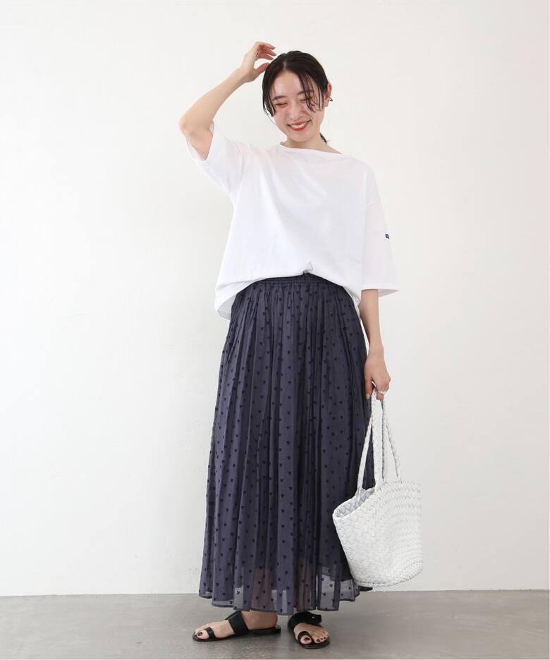 追加》フロッキープリントスカート（ロング・マキシ丈スカート）｜IENA  